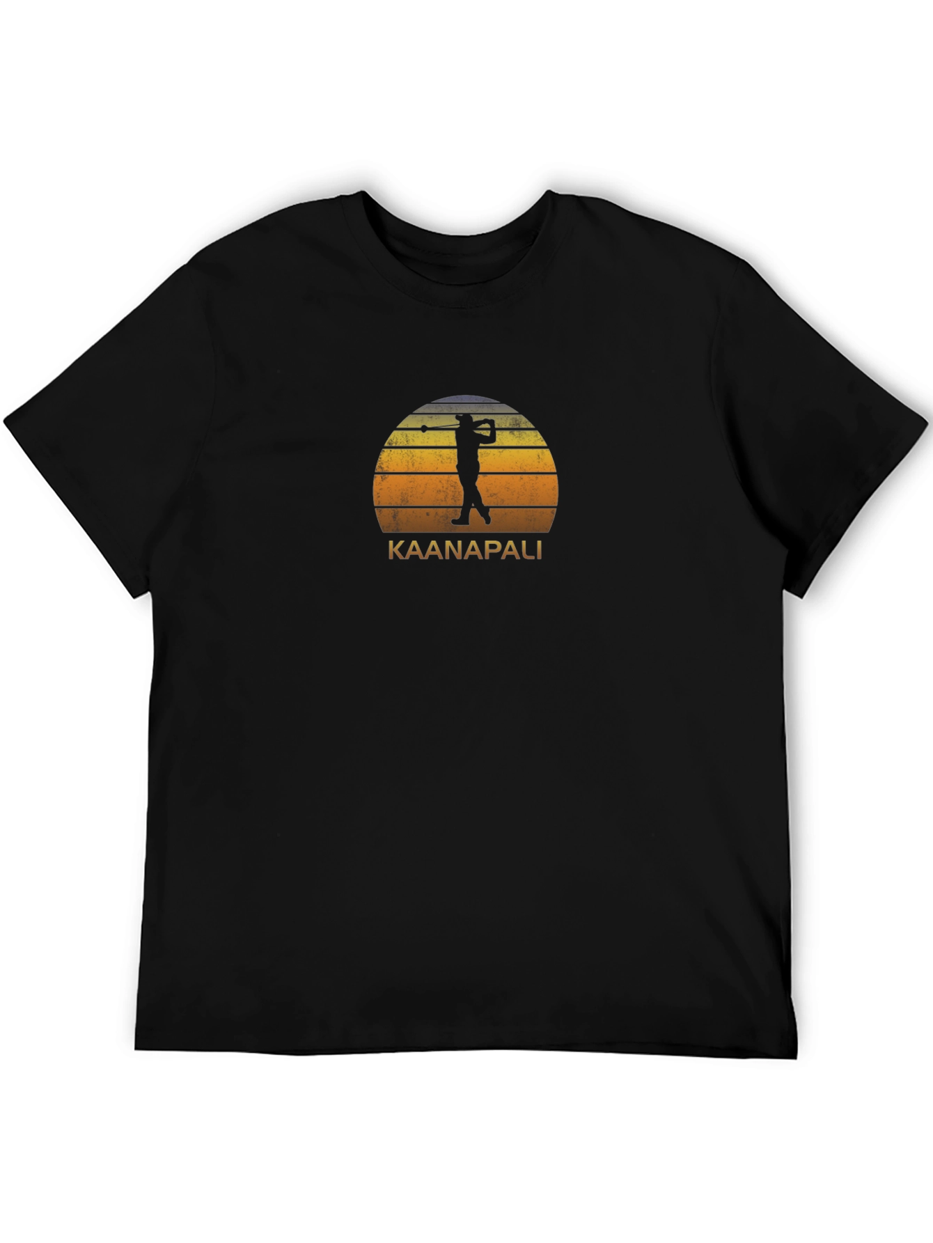 Kaanapali Golf Sunset Graphic Tee - Retro Style