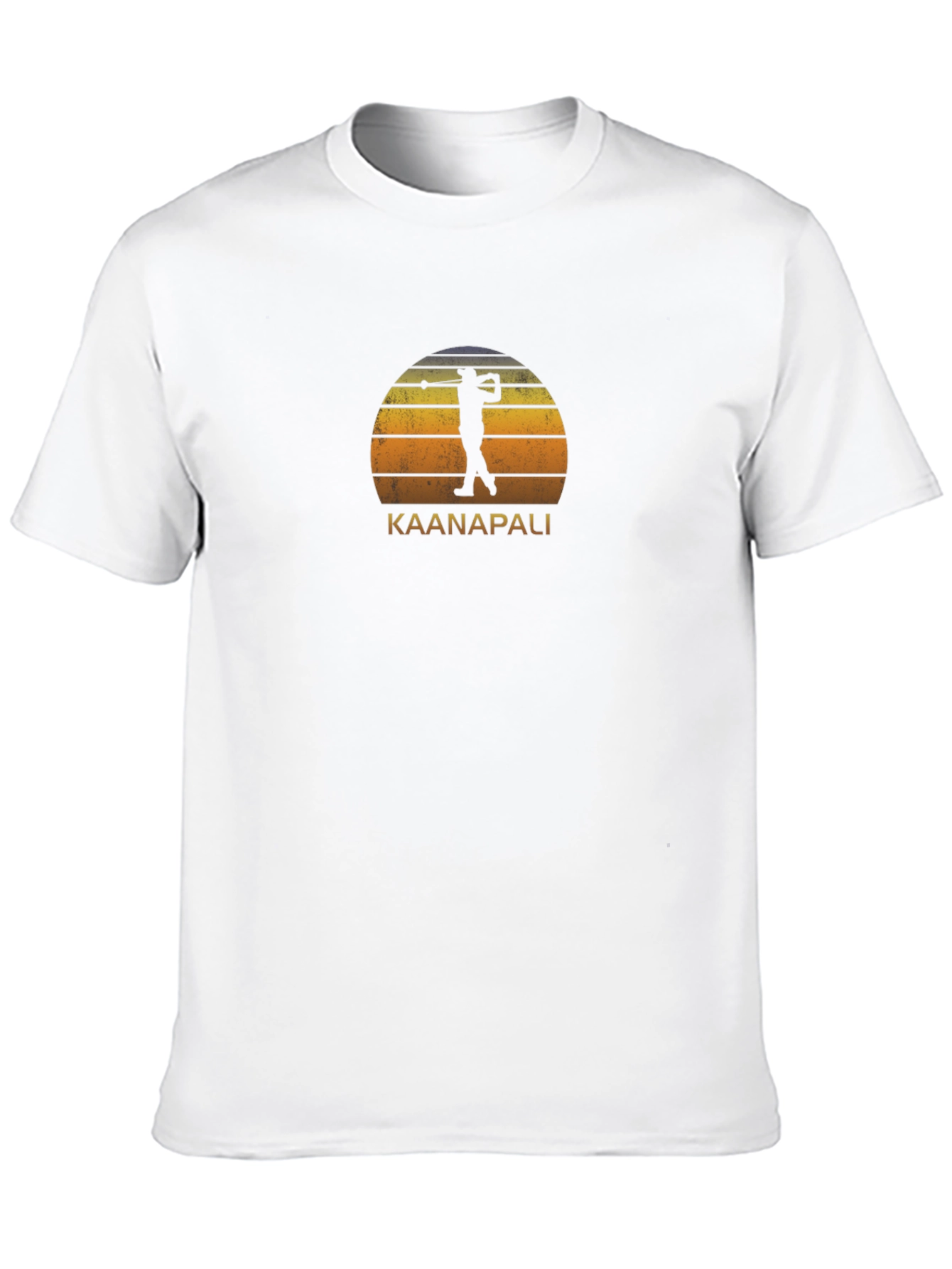 Kaanapali Golf Sunset Graphic Tee - Retro Style