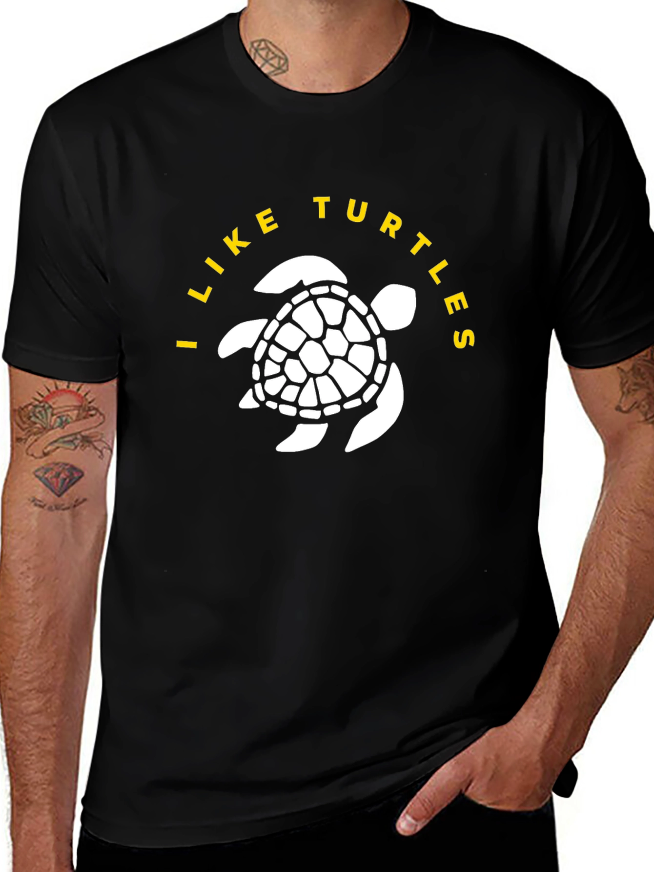 I Like Turtles T-Shirt - Novelty Graphic Tee