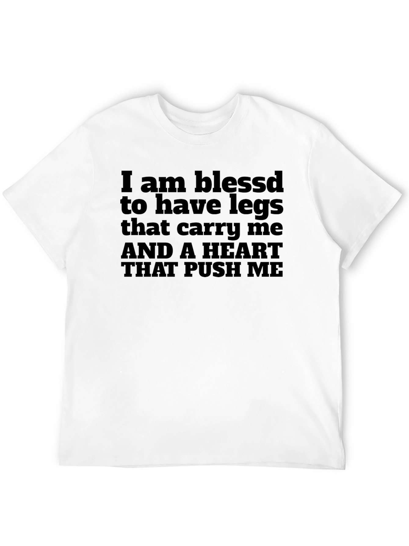 Blessed Legs & Heart Graphic Tee
