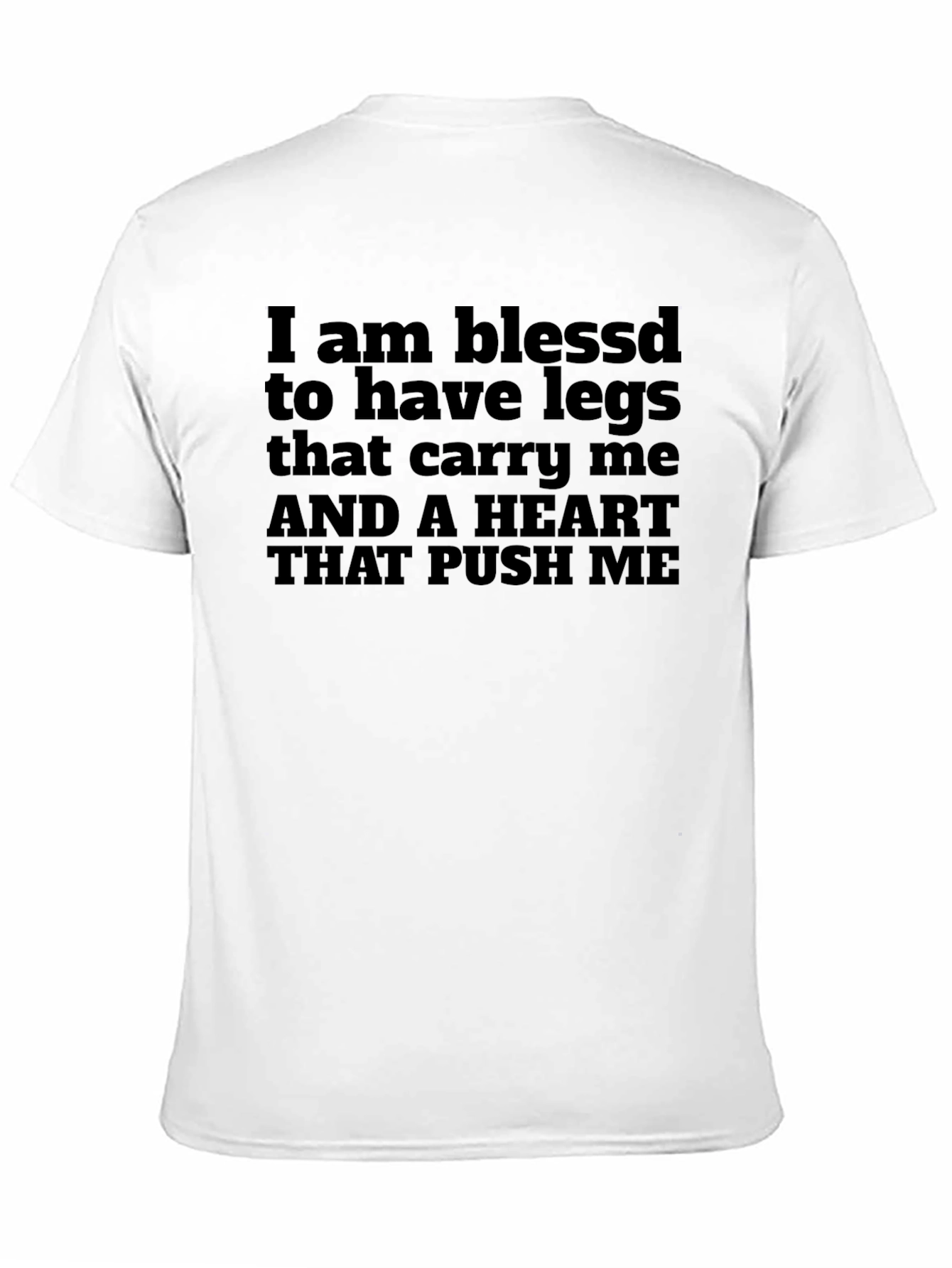Blessed Legs & Heart Graphic Tee