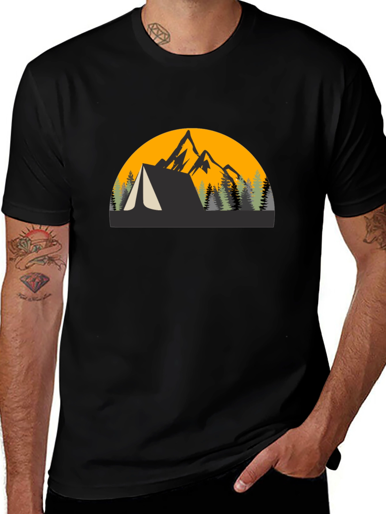 Camping Adventure Graphic Tee