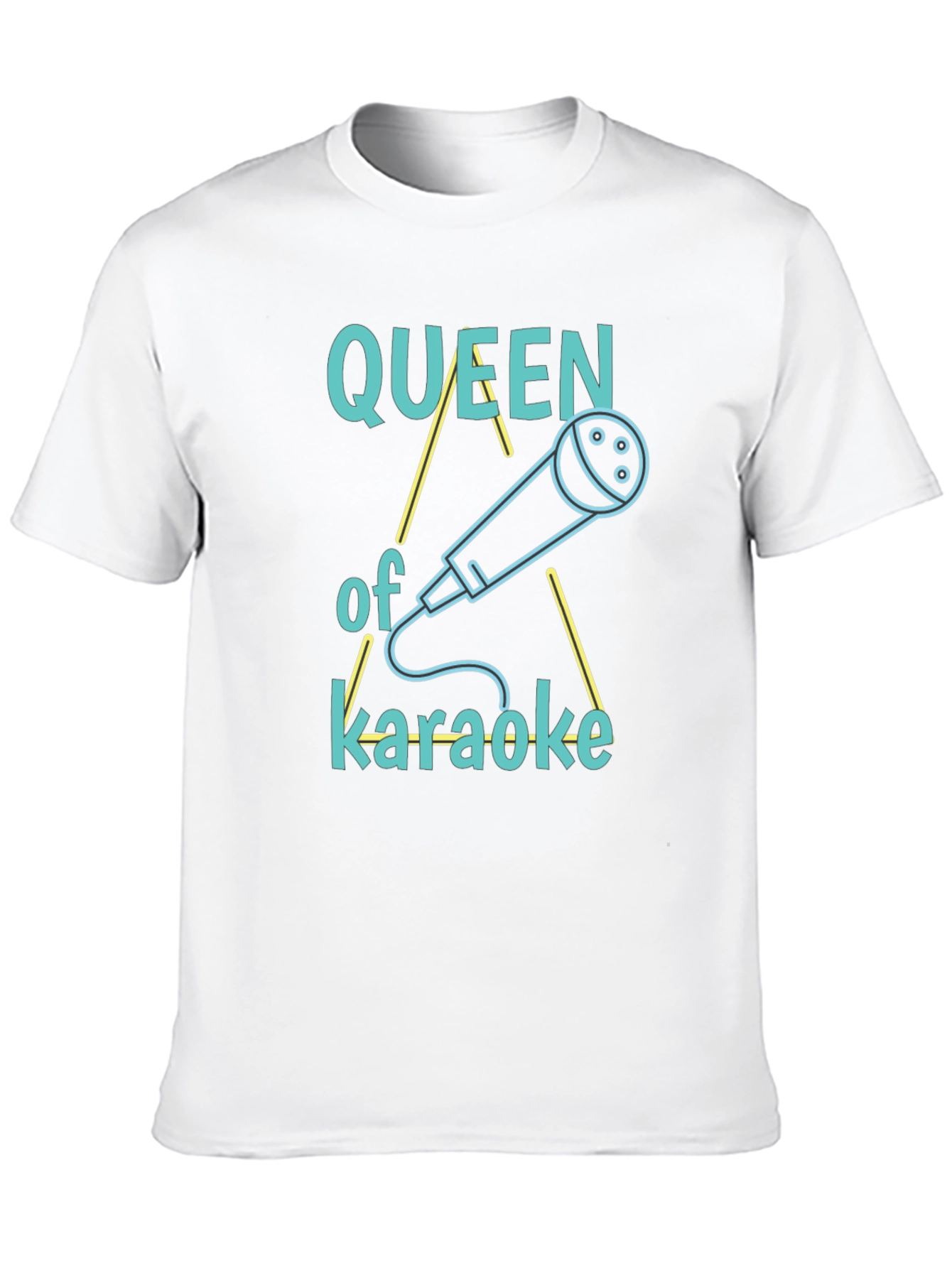 Queen of Karaoke Graphic Tee - Black