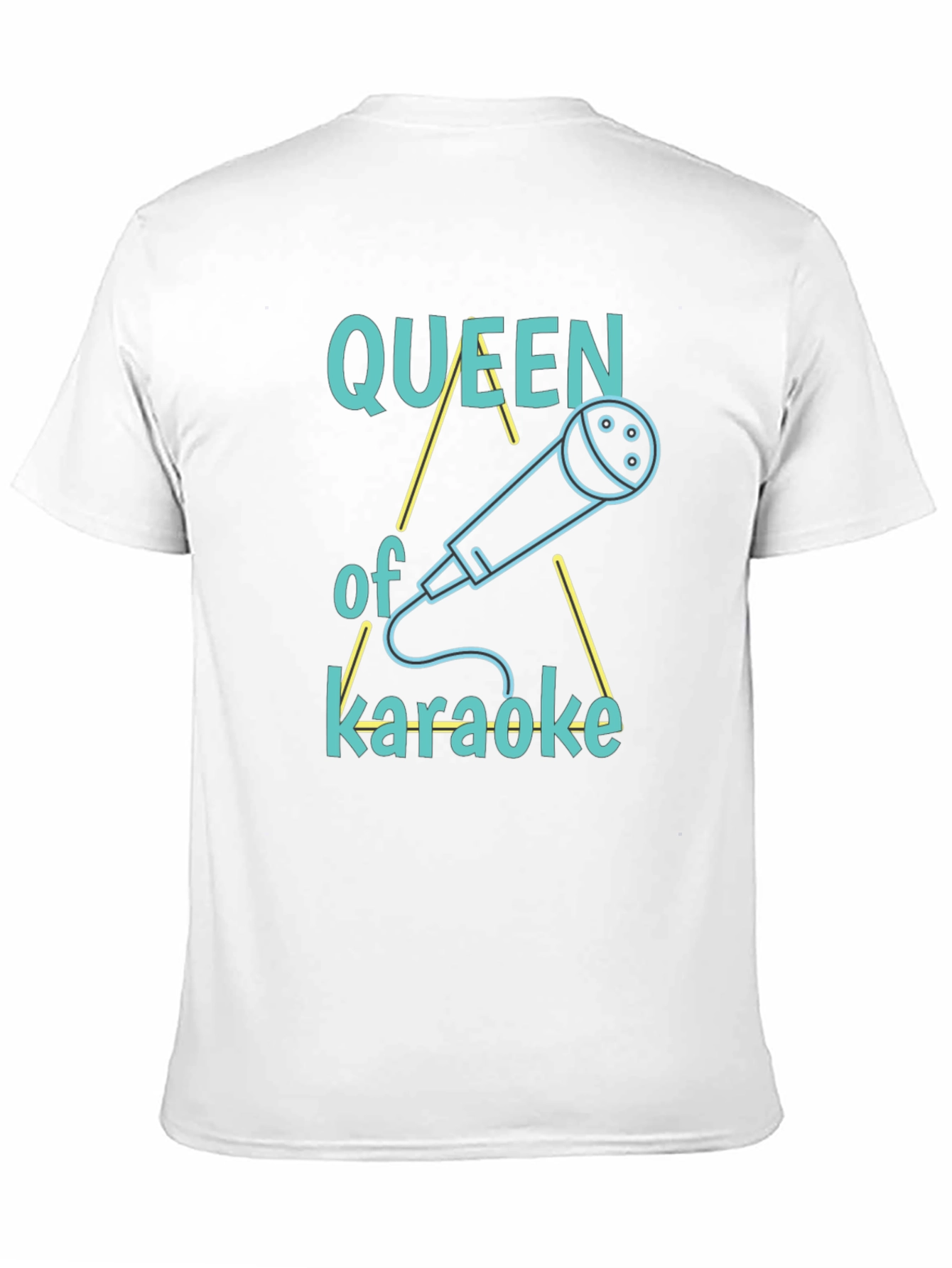 Queen of Karaoke Graphic Tee - Black