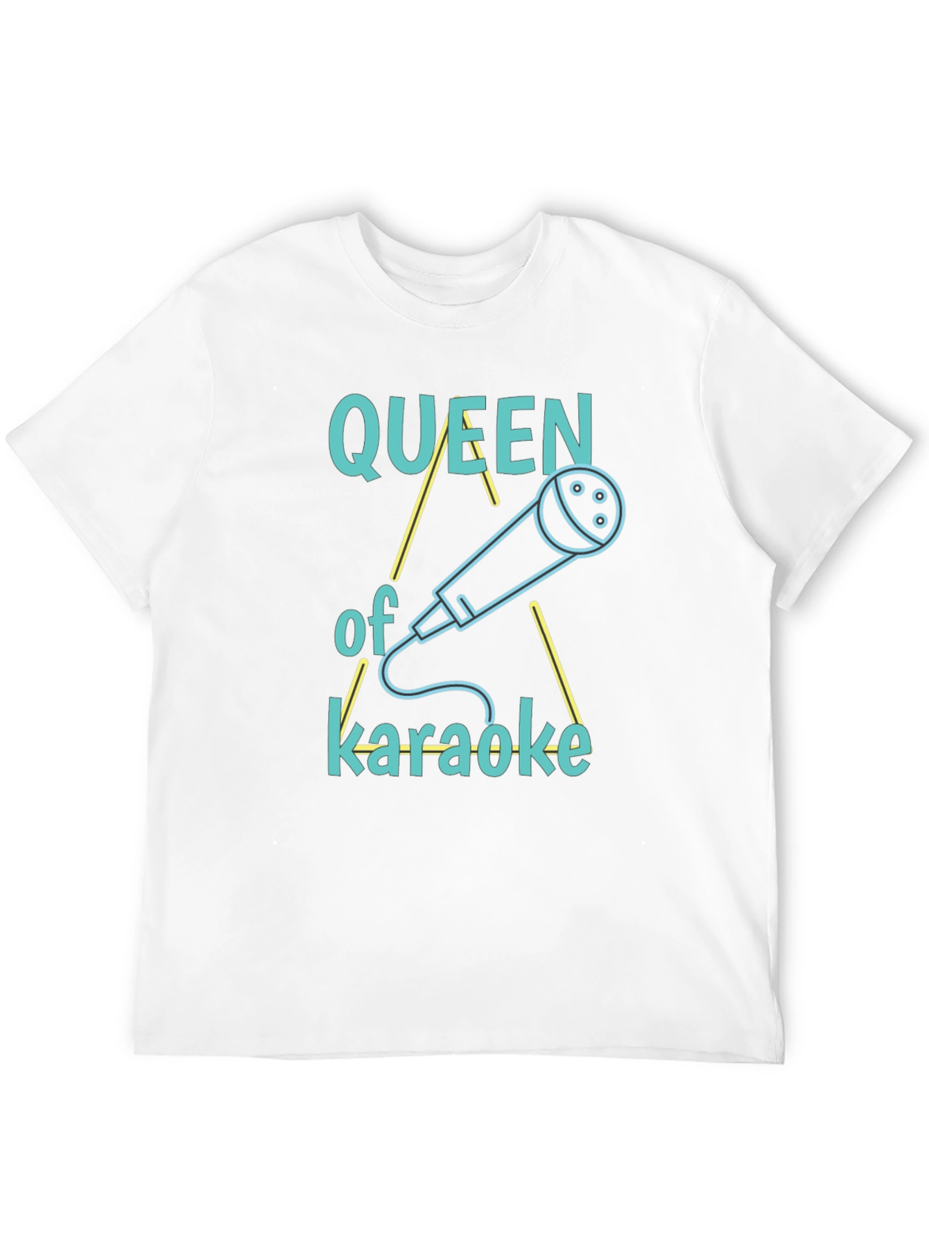 Queen of Karaoke Graphic Tee - Black