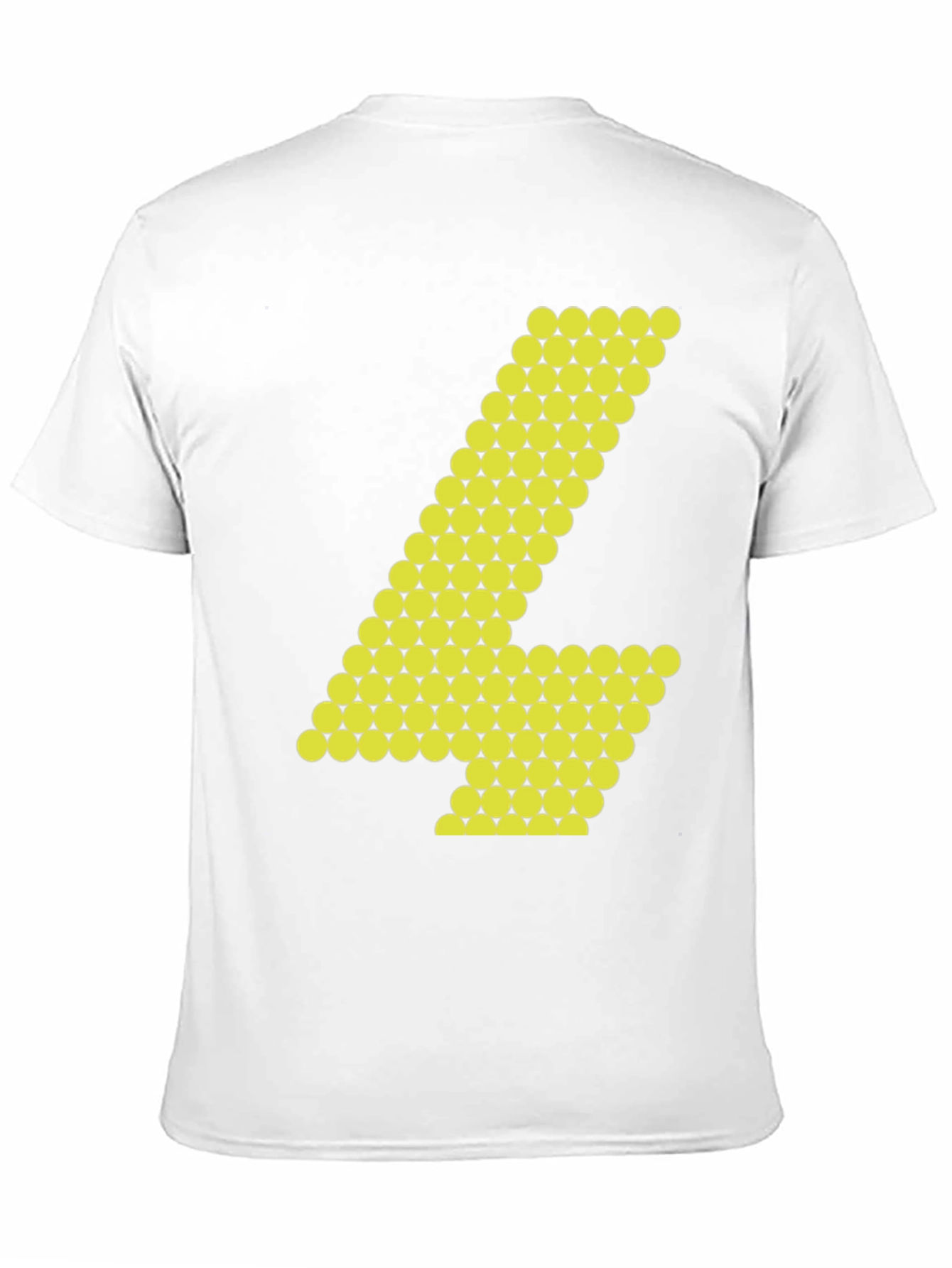 Abstract Number 4 Graphic Tee - Black Cotton Shirt
