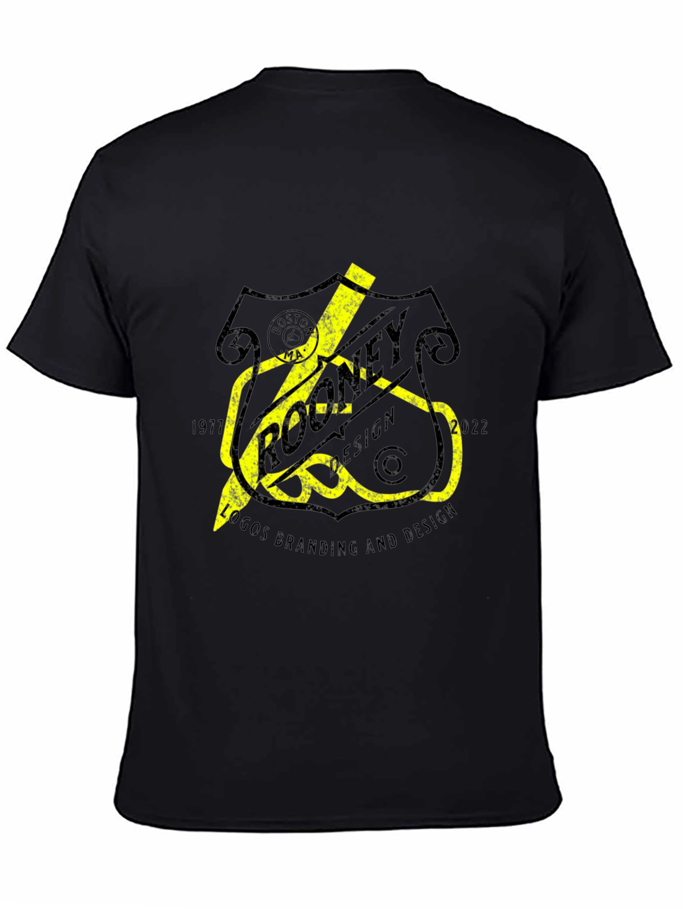 Rooney Design Black Graphic Tee