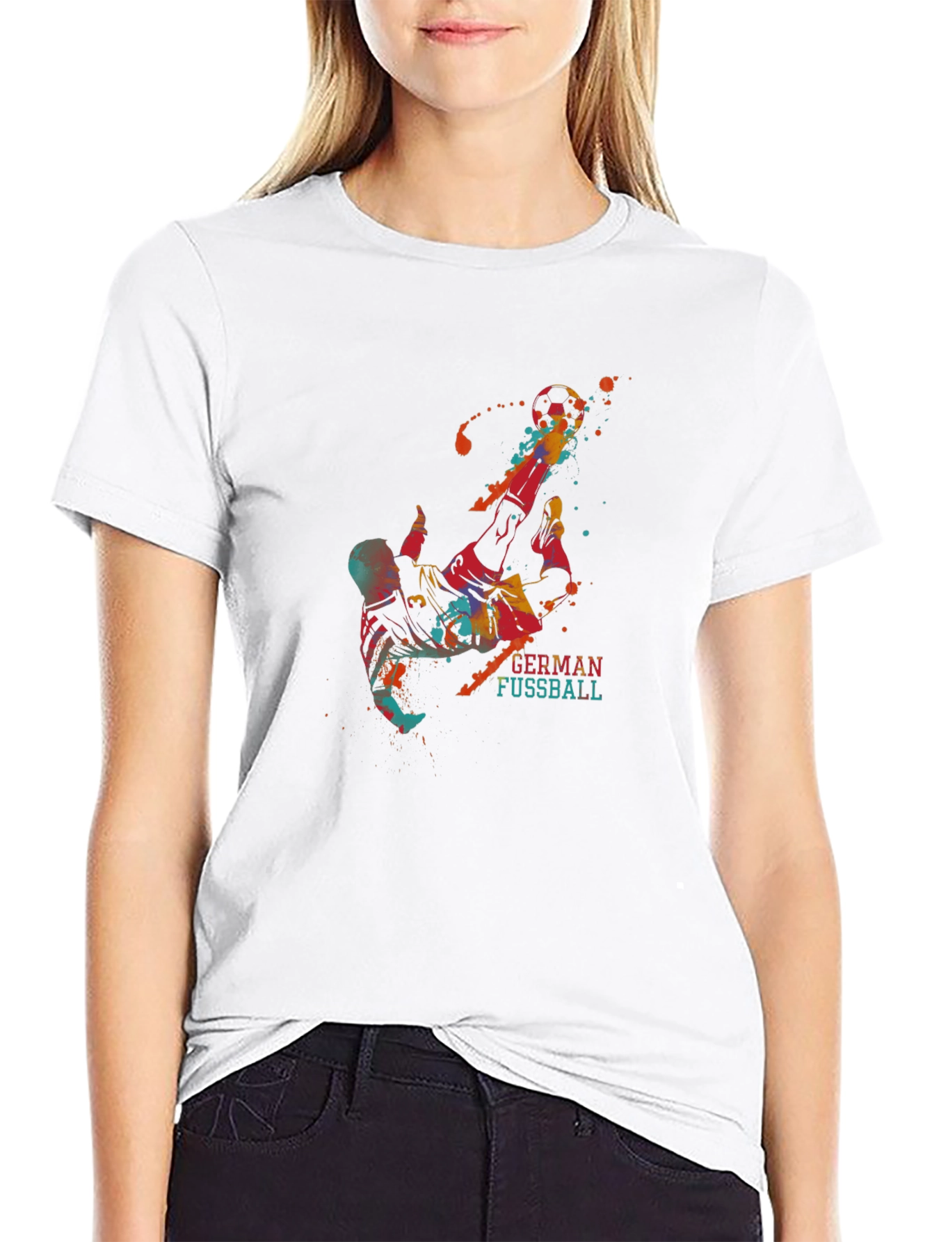 German Fussball Graphic T-Shirt