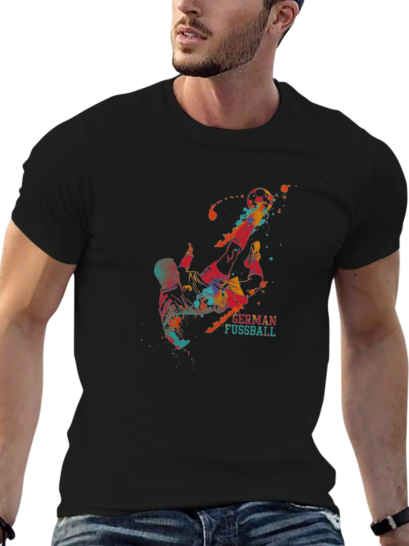German Fussball Graphic T-Shirt