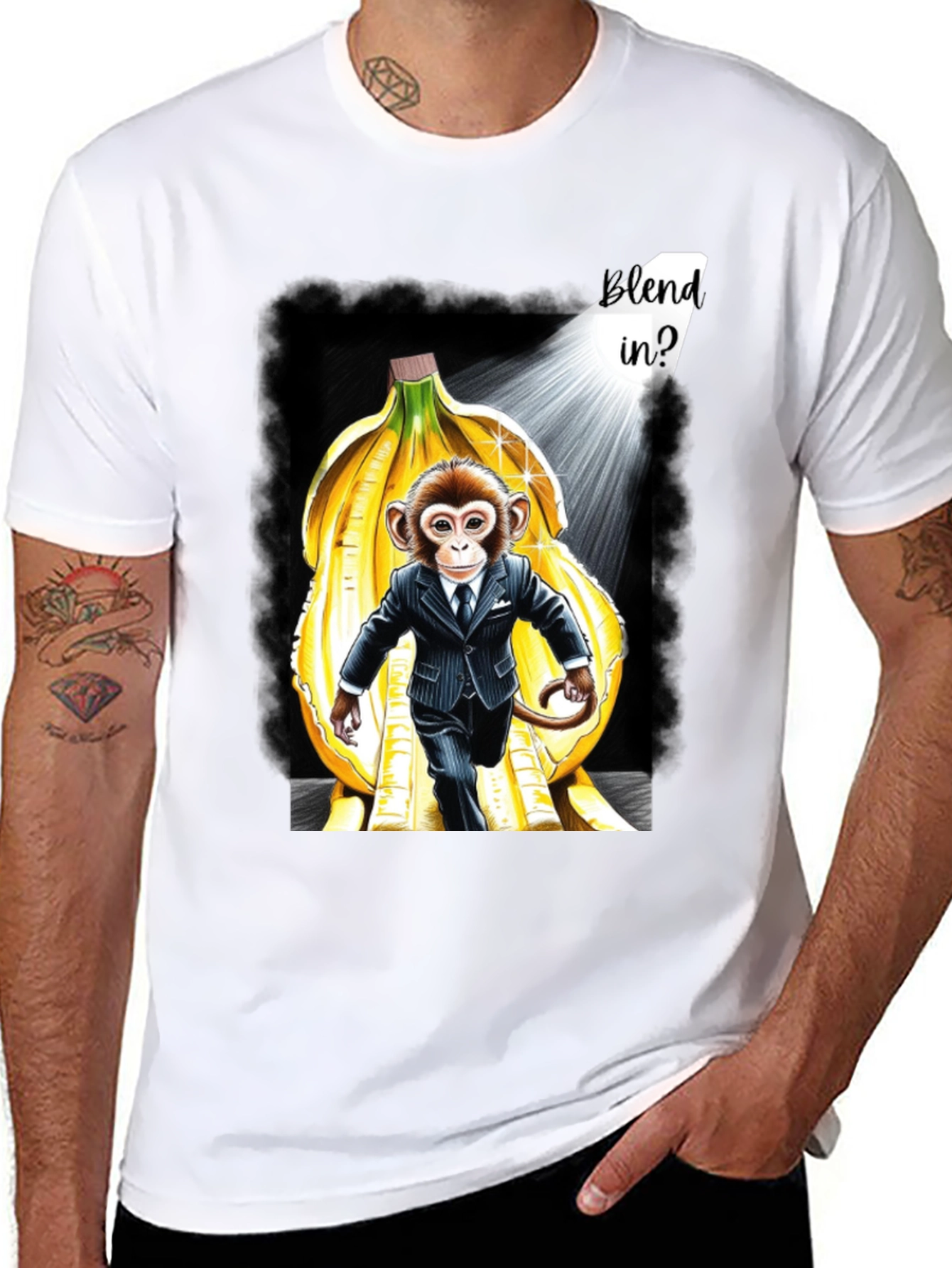 Monkey Business T-Shirt: Blend In?