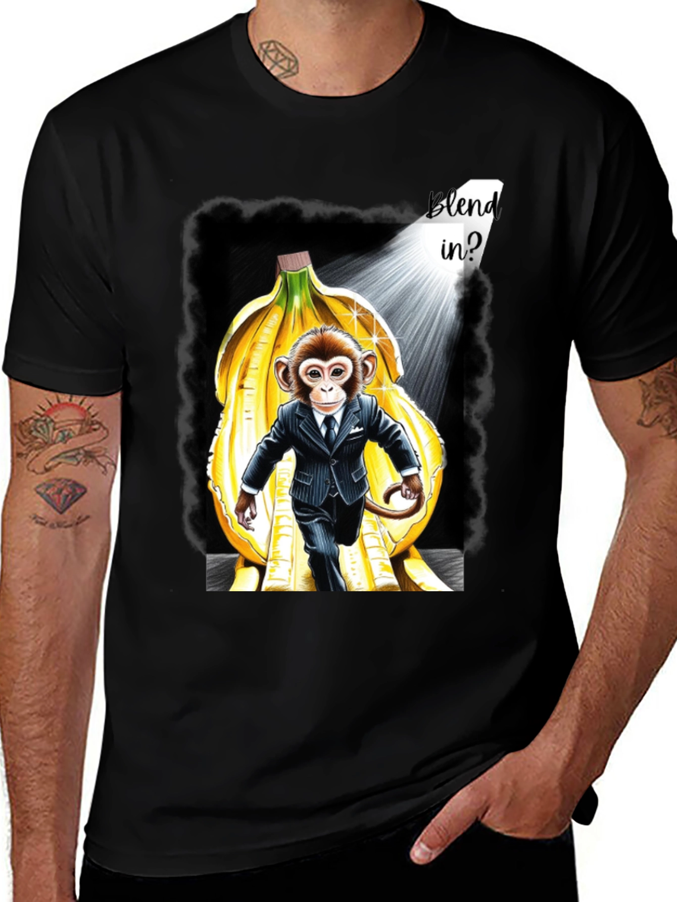 Monkey Business T-Shirt: Blend In?