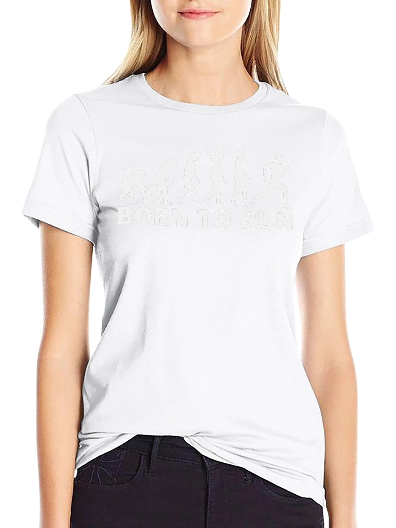 Born to Run Evolution Black T-Shirt
