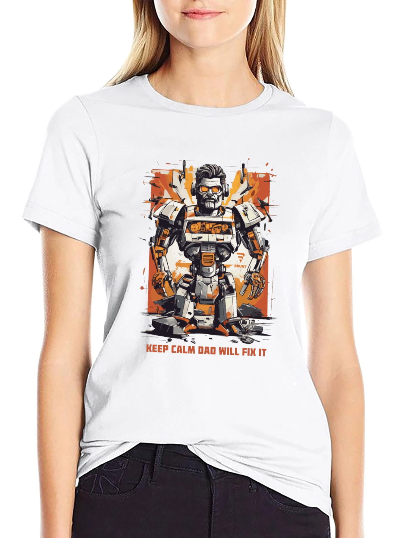 Dad Will Fix It Robot T-Shirt