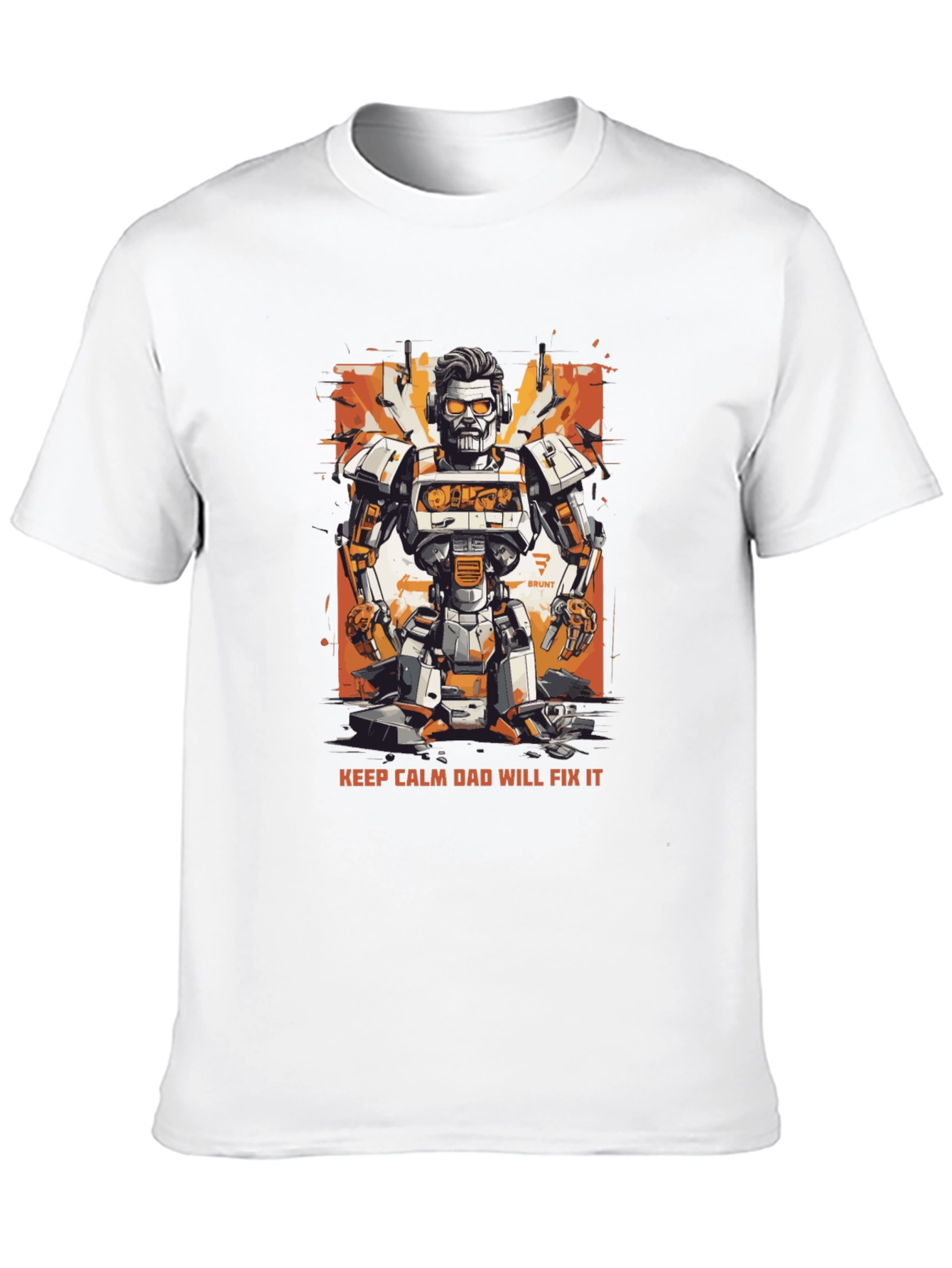 Dad Will Fix It Robot T-Shirt