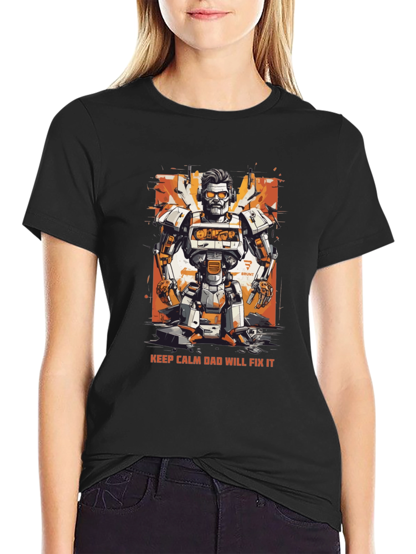 Dad Will Fix It Robot T-Shirt