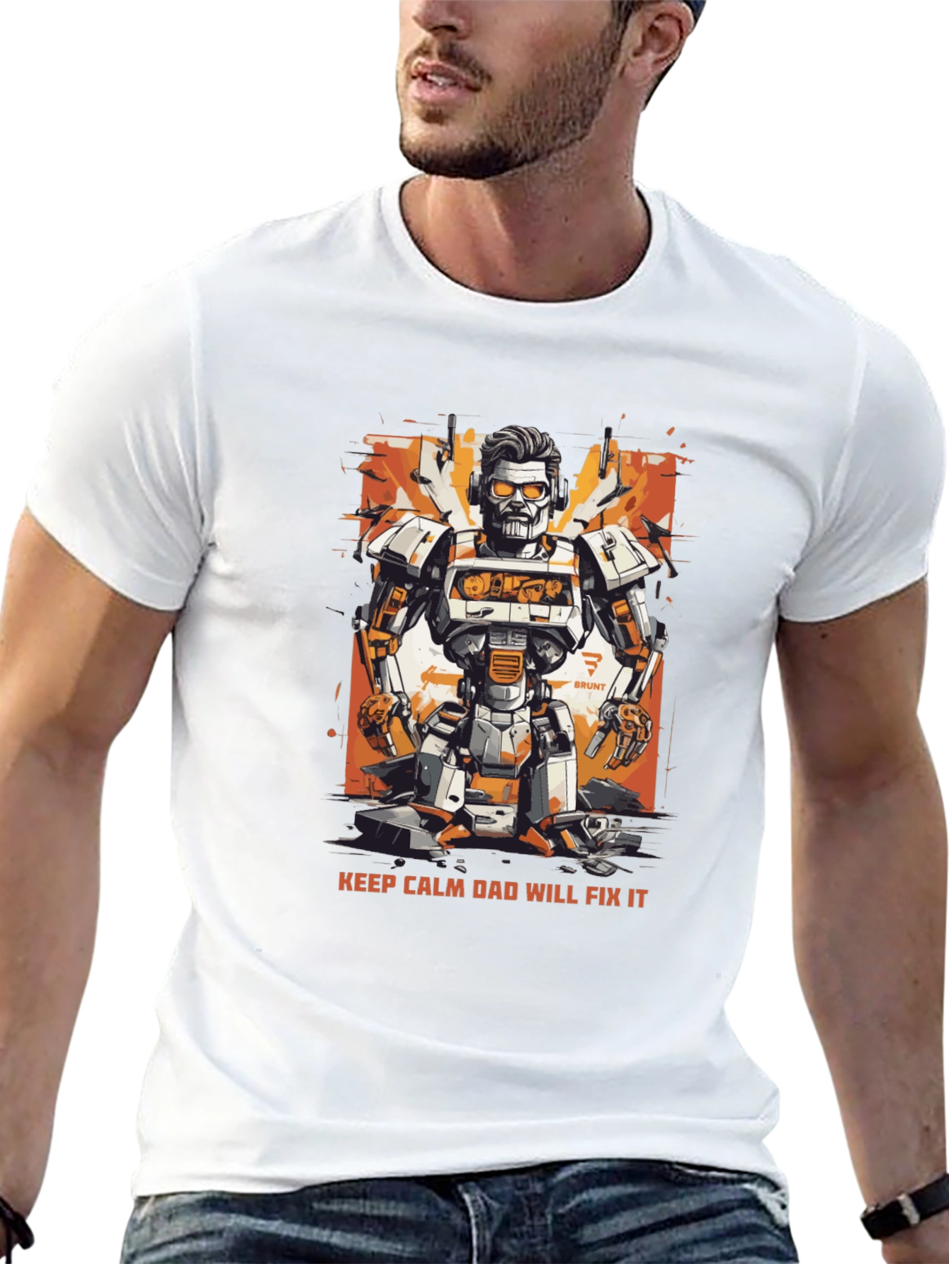 Dad Will Fix It Robot T-Shirt
