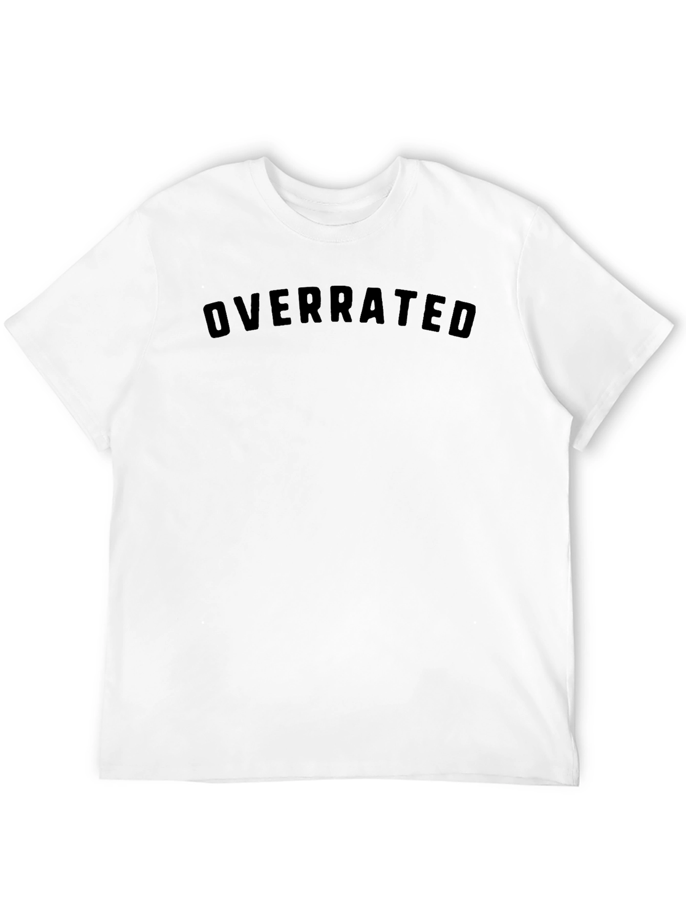 Overrated Graphic T-Shirt - Unisex Casual Tee