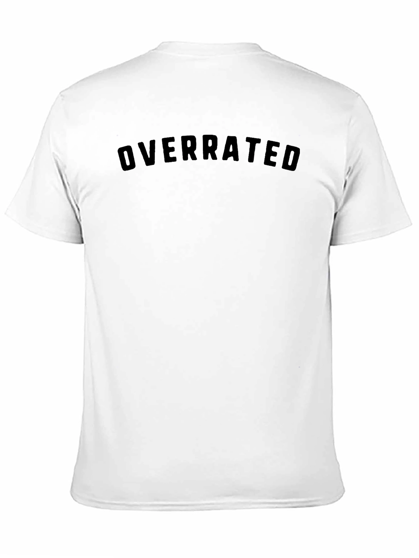 Overrated Graphic T-Shirt - Unisex Casual Tee