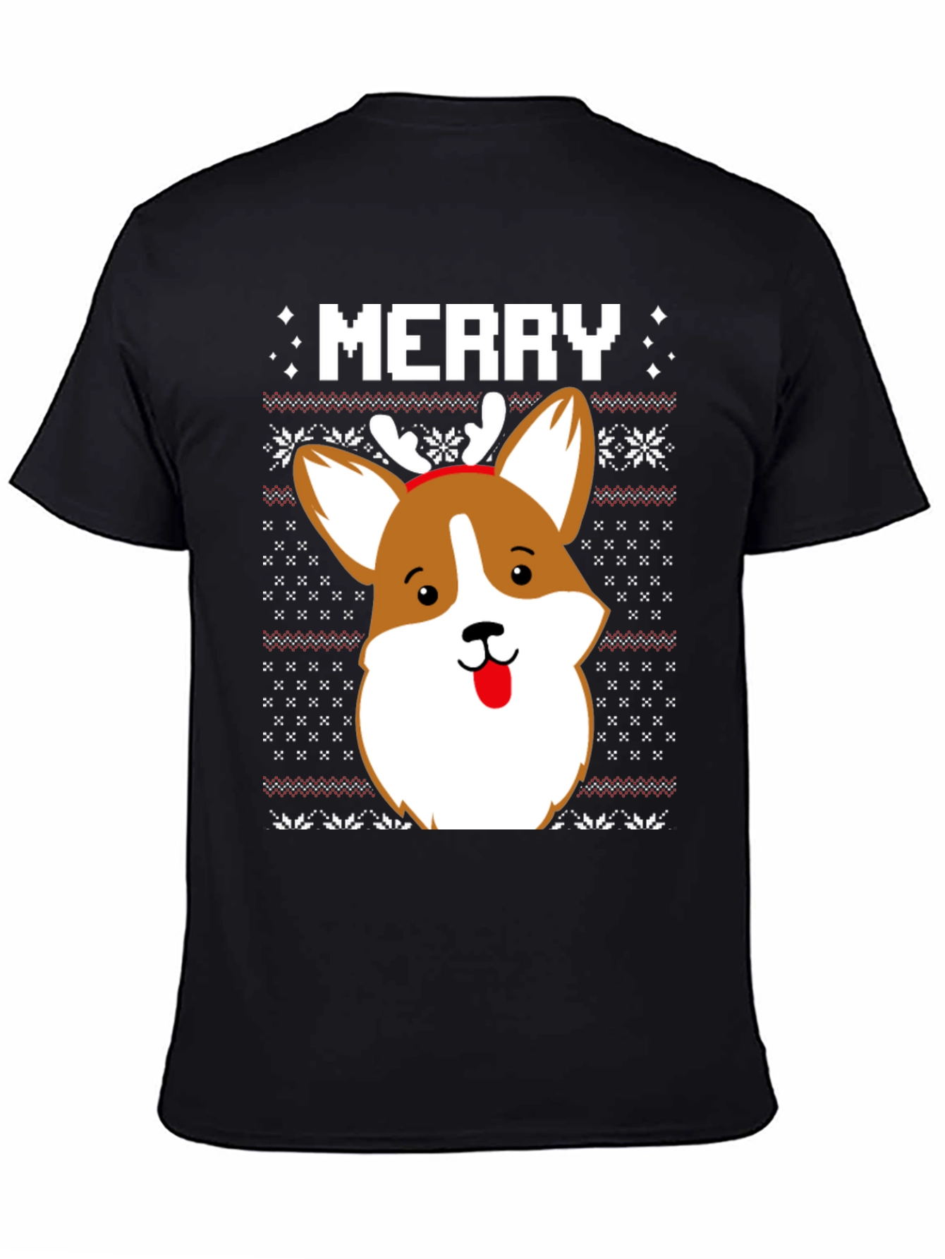 Merry Corgi Christmas T-Shirt