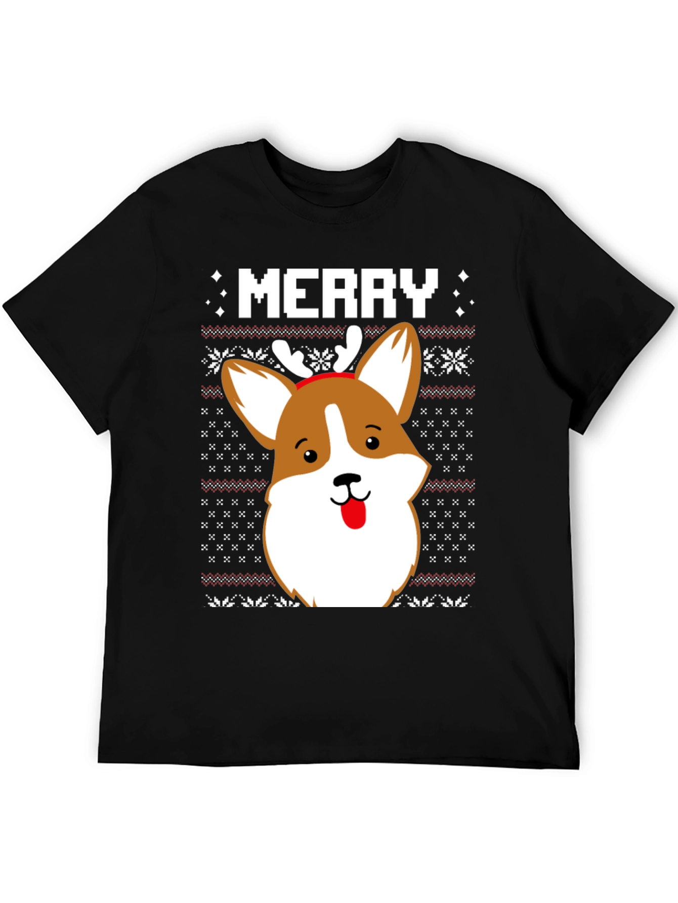 Merry Corgi Christmas T-Shirt
