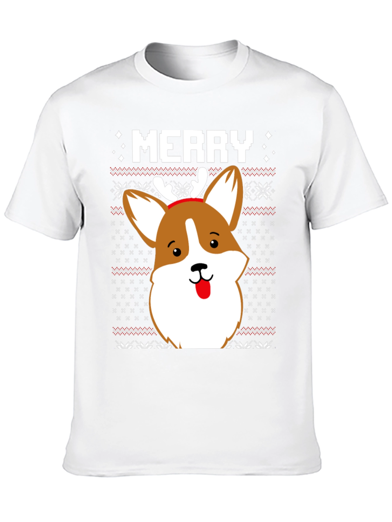 Merry Corgi Christmas T-Shirt