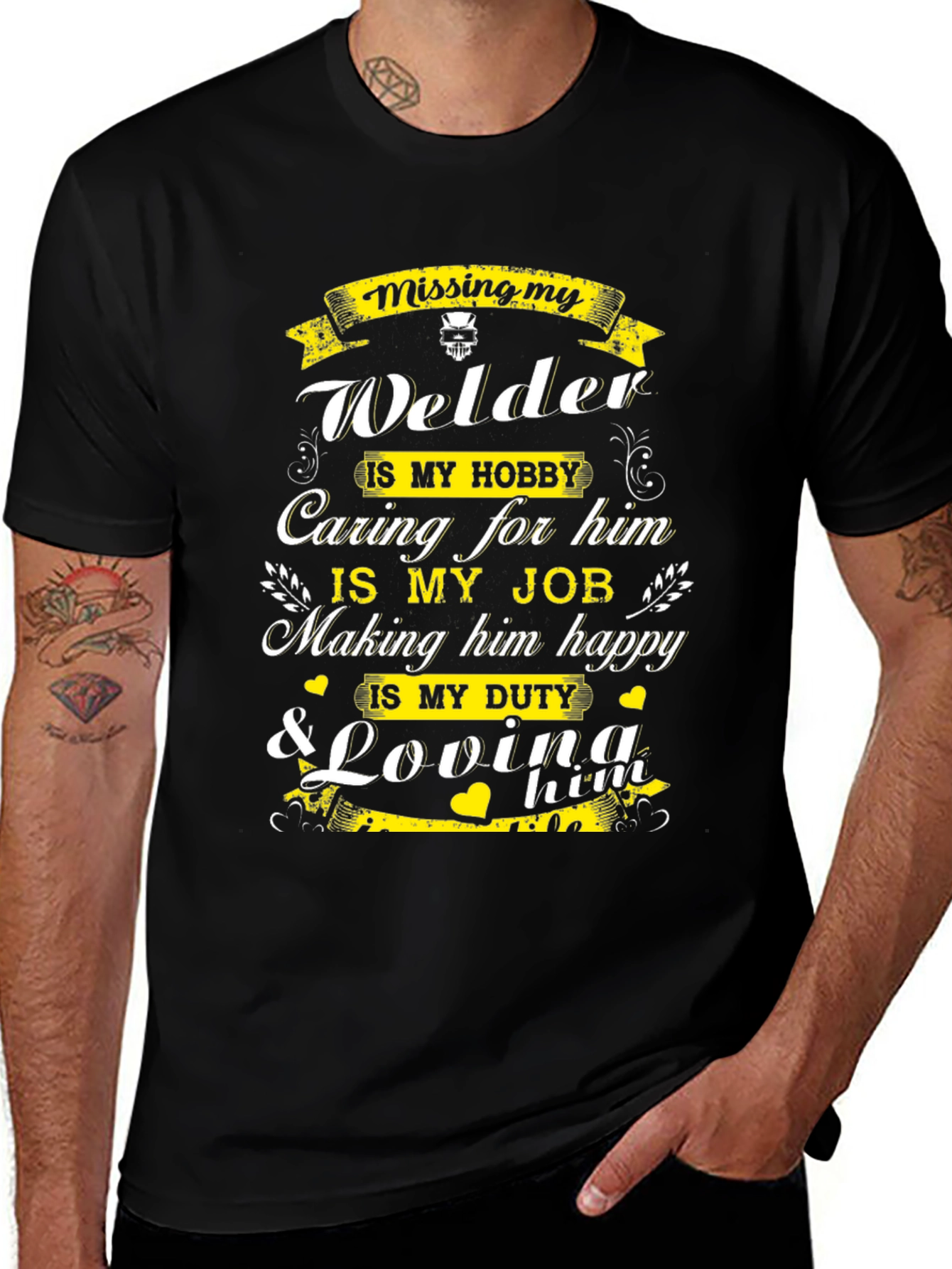Missing My Welder Graphic T-Shirt