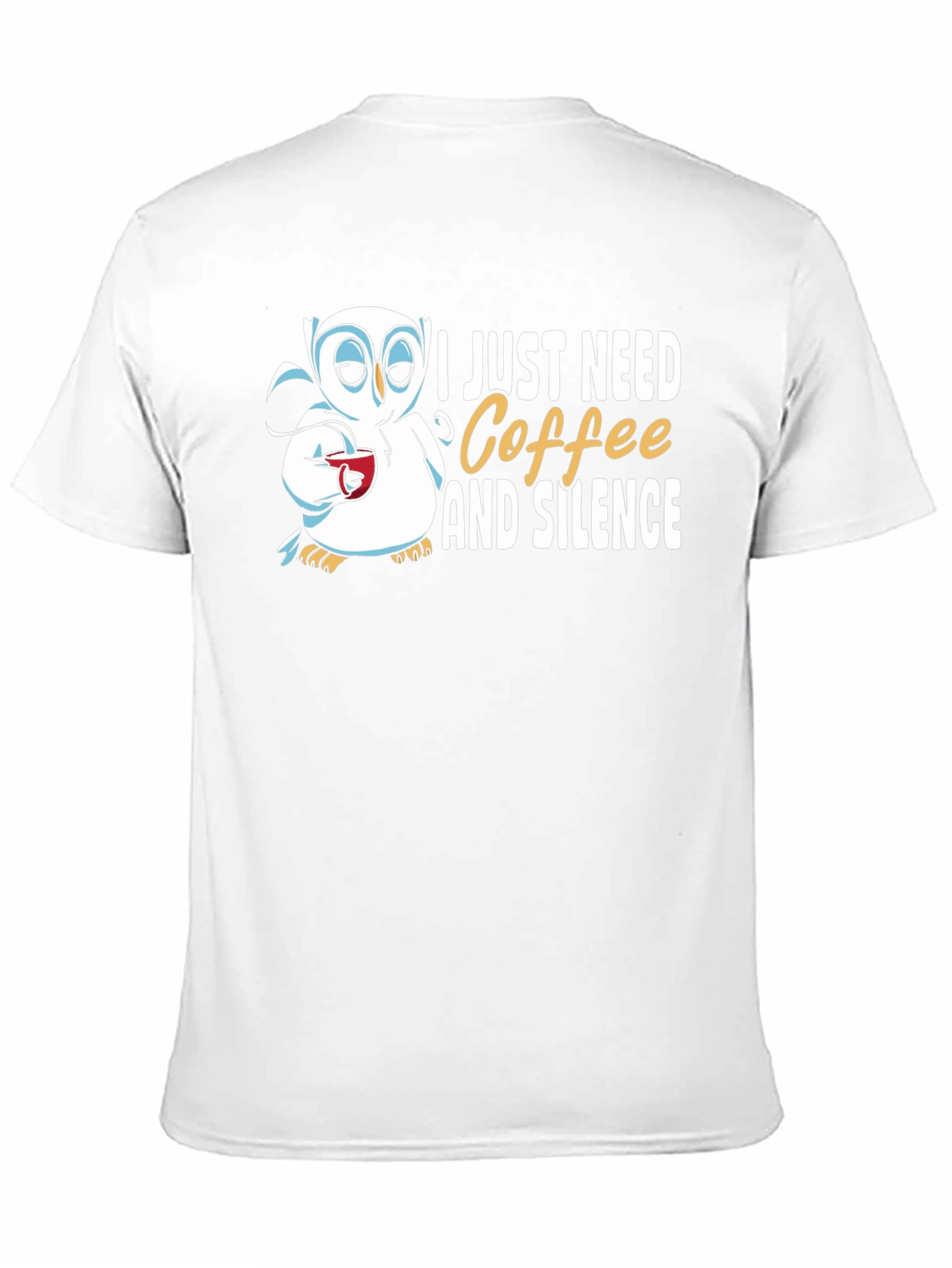 Coffee & Silence Owl Graphic Tee