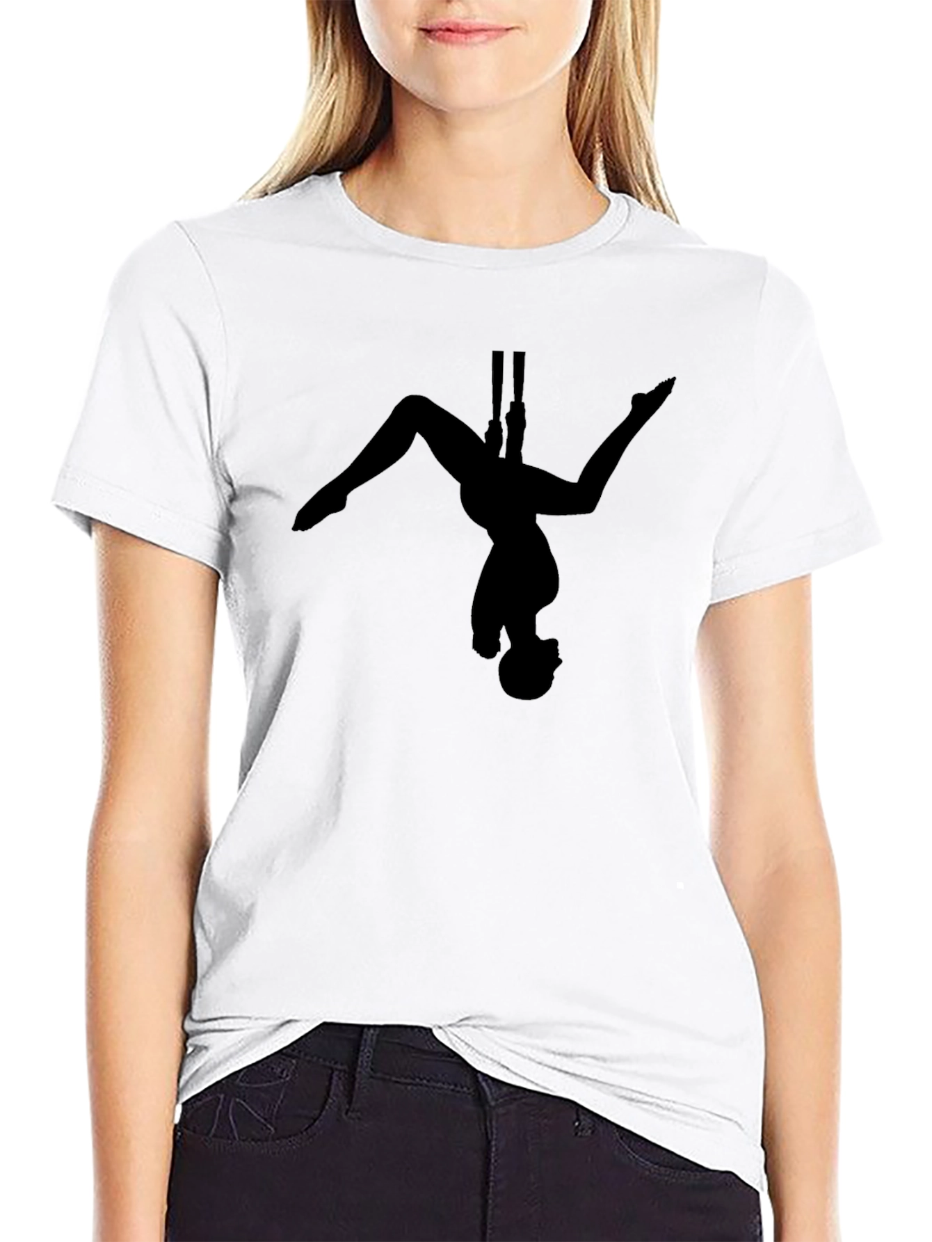 Aerialist Silhouette Black T-Shirt