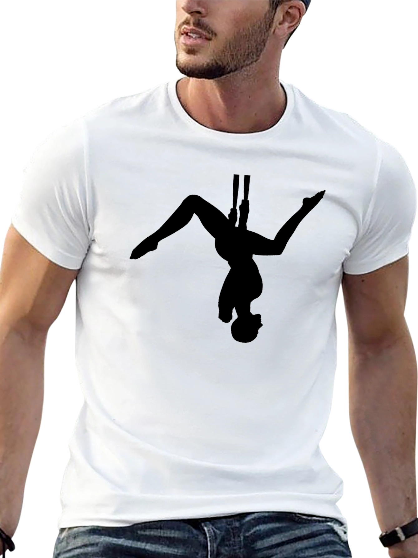 Aerialist Silhouette Black T-Shirt