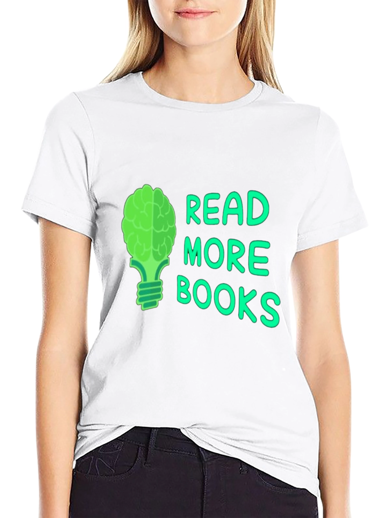 Read More Books Brain Tee