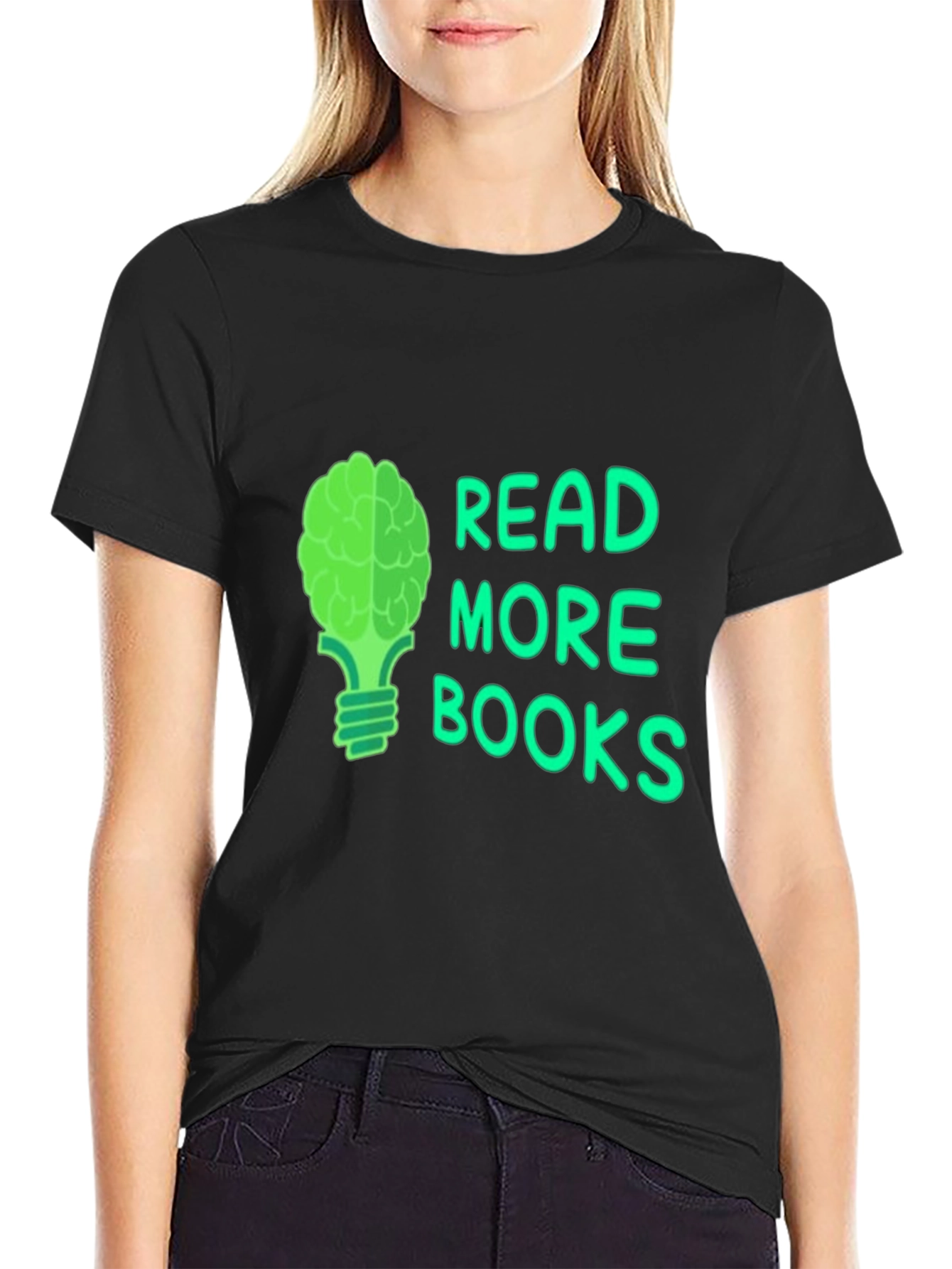 Read More Books Brain Tee
