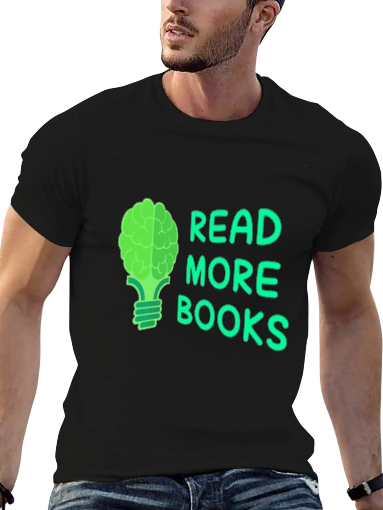 Read More Books Brain Tee