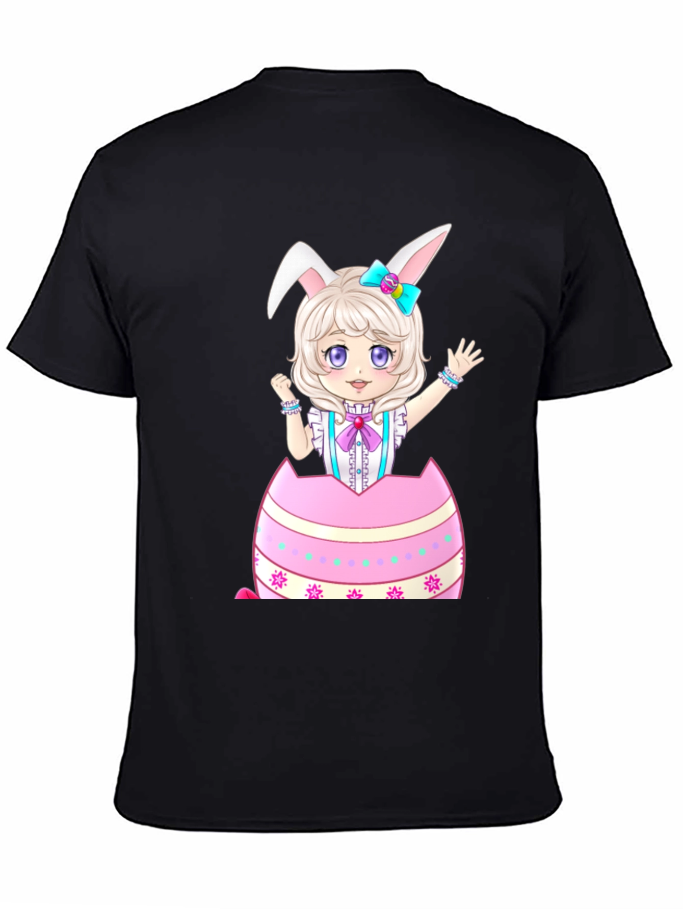 Easter Bunny Girl in Egg T-Shirt