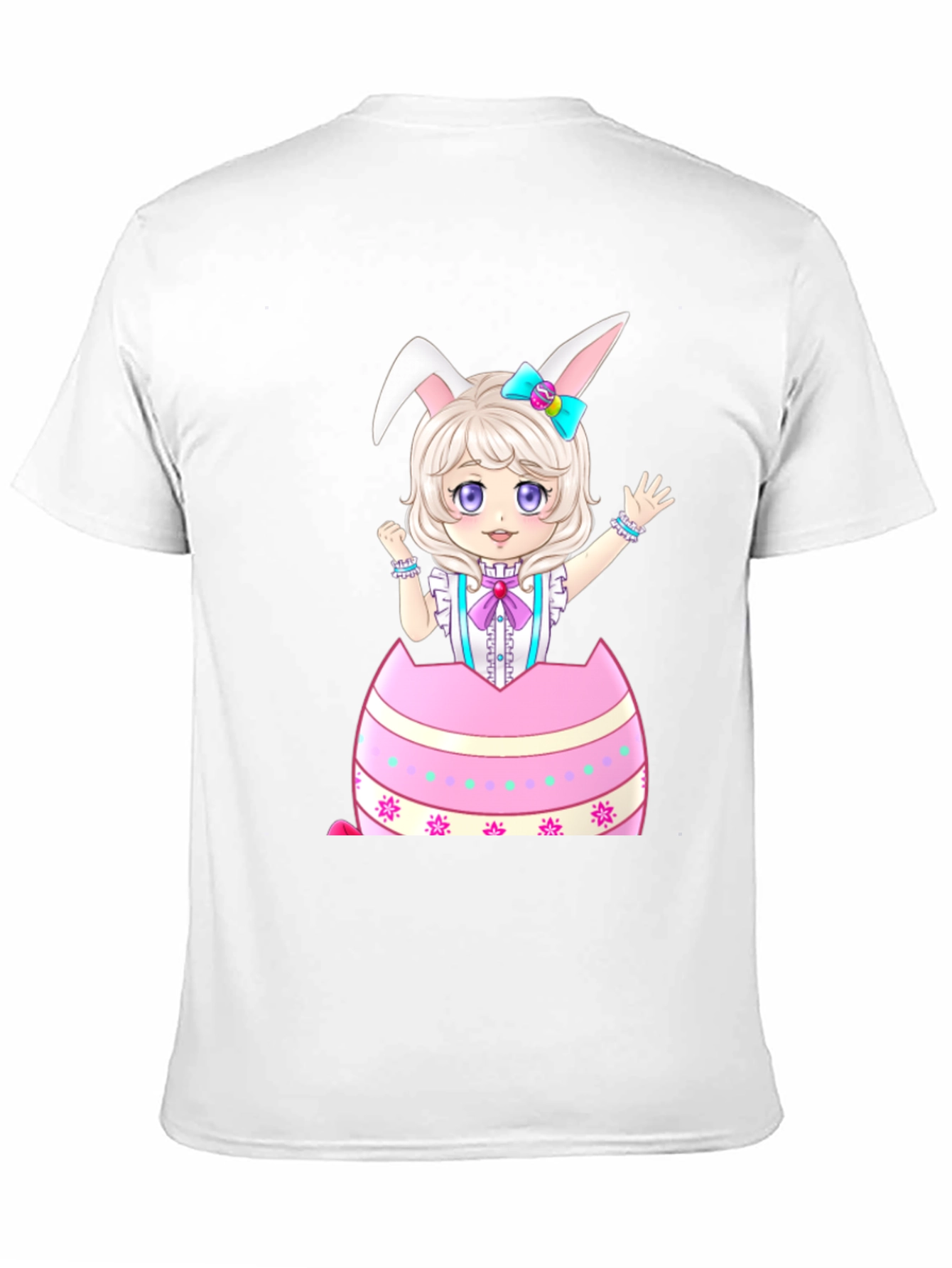 Easter Bunny Girl in Egg T-Shirt