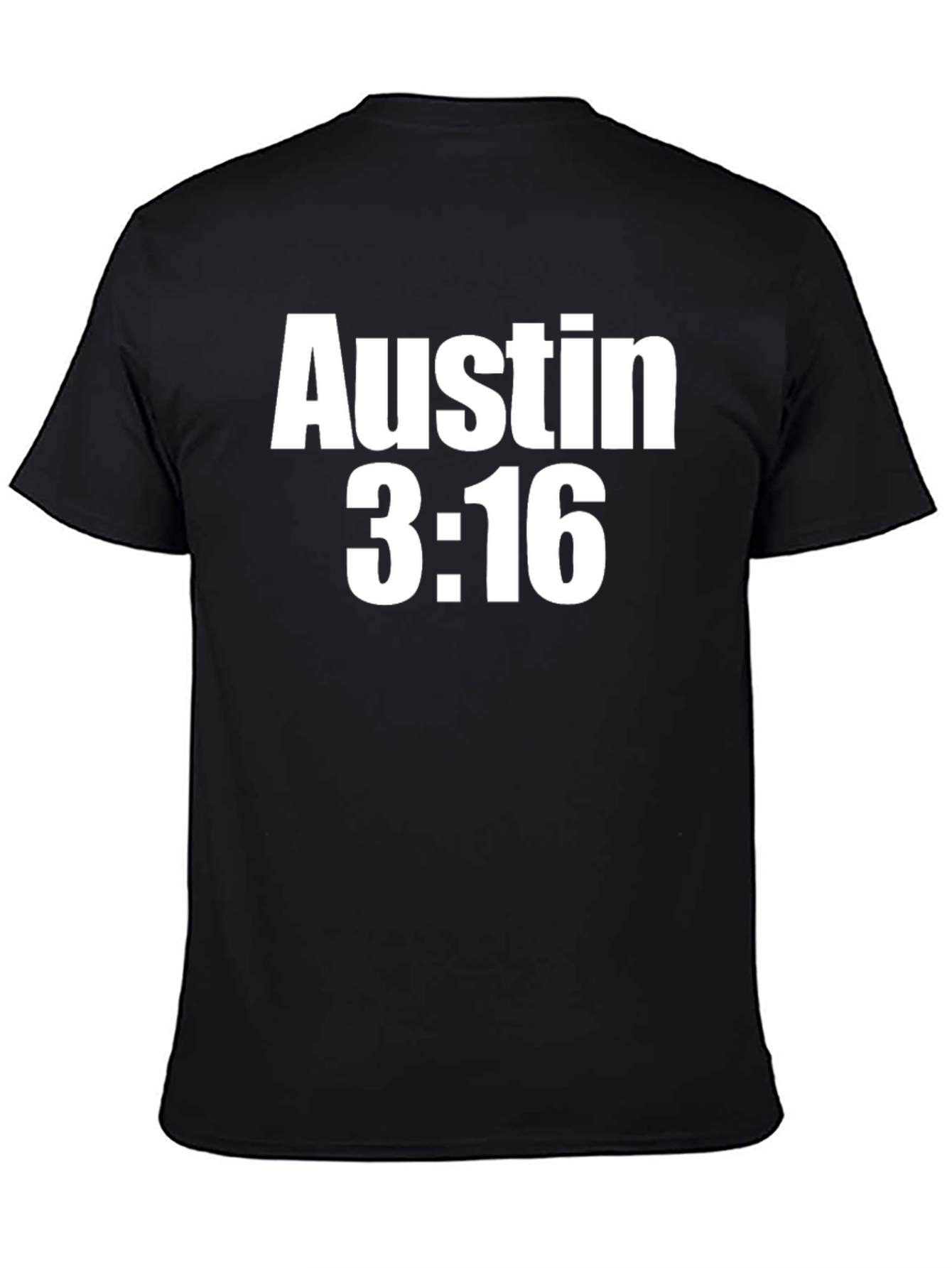 Austin 3:16 Black Graphic Tee