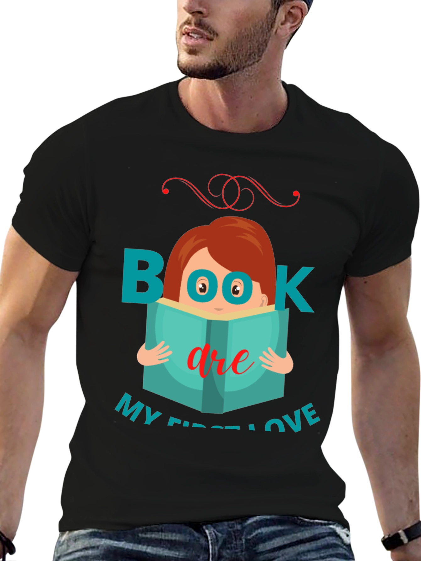 Book Are My First Love T-Shirt