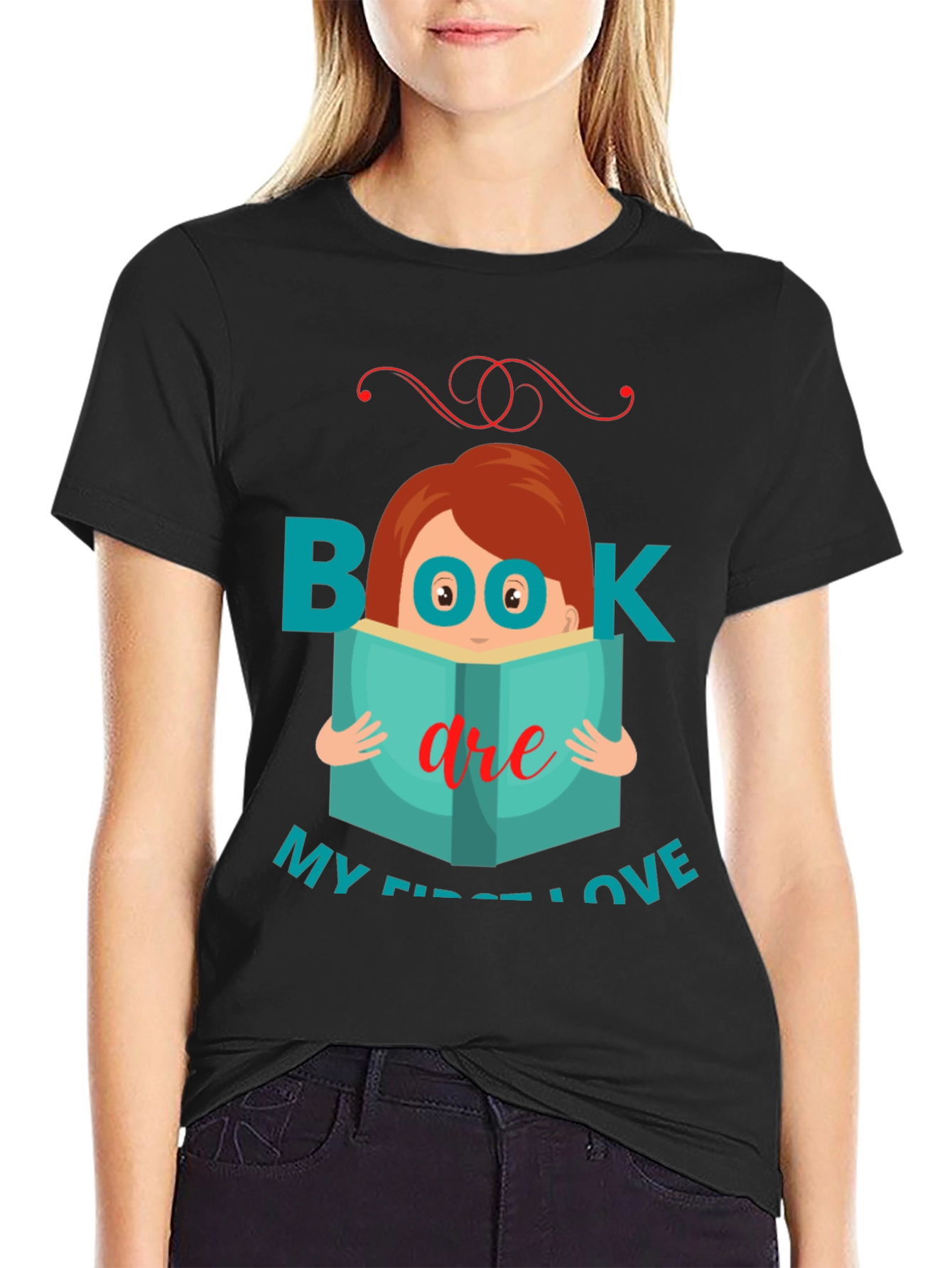 Book Are My First Love T-Shirt