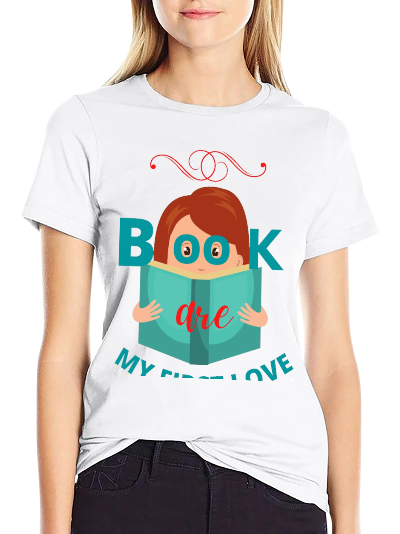 Book Are My First Love T-Shirt