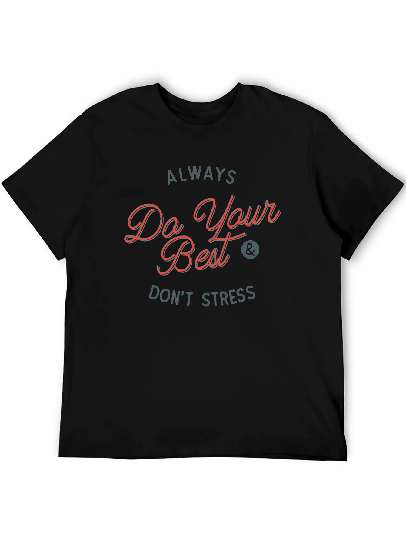 Always Do Your Best Graphic Tee - Black