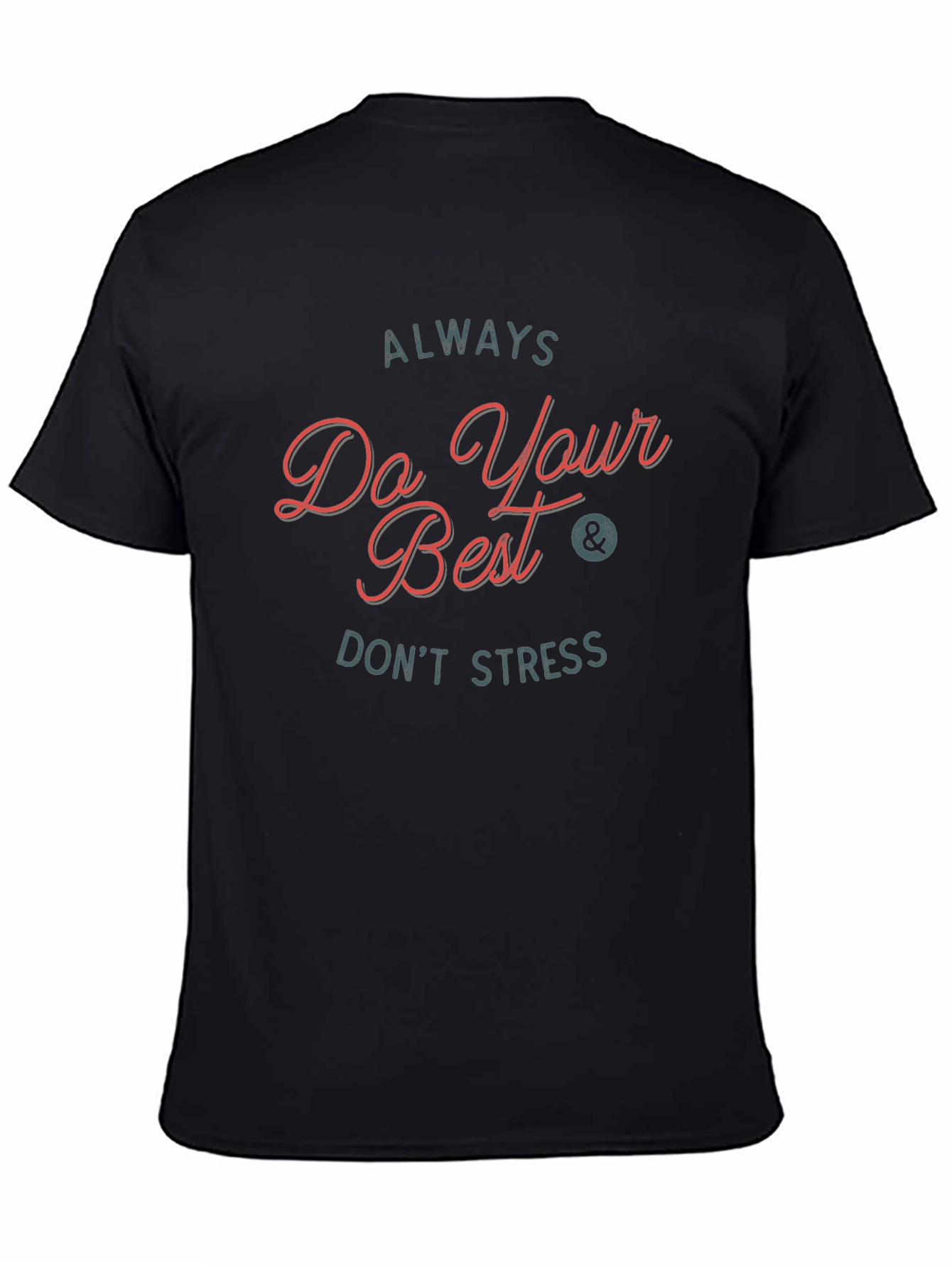 Always Do Your Best Graphic Tee - Black