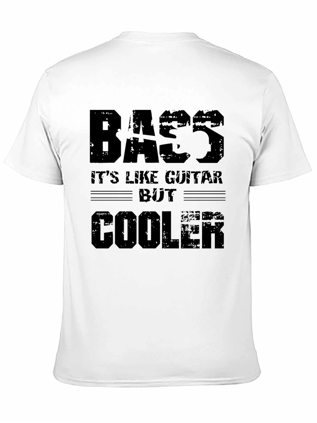 Bass is Cooler T-Shirt - Musicians Statement Tee