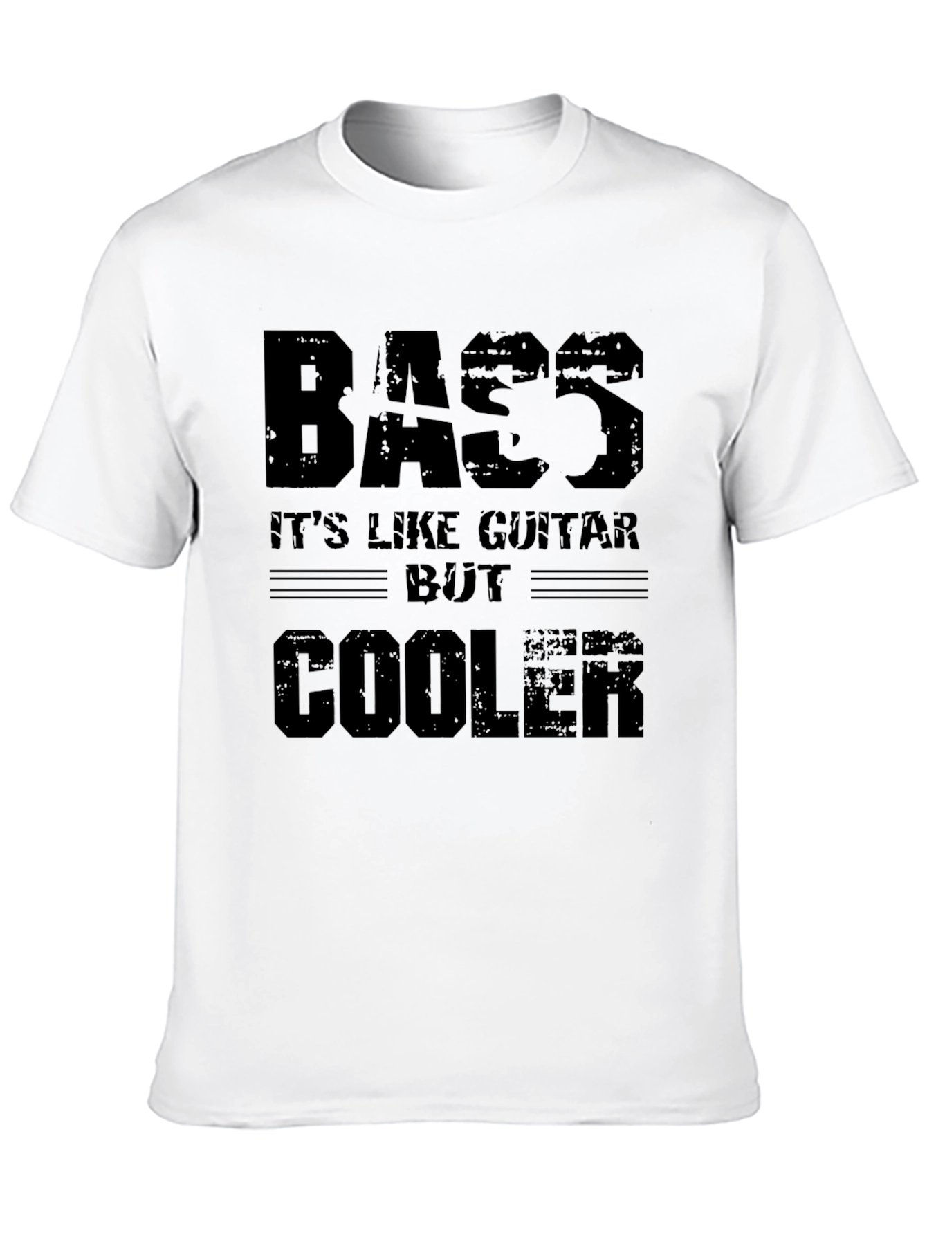 Bass is Cooler T-Shirt - Musicians Statement Tee