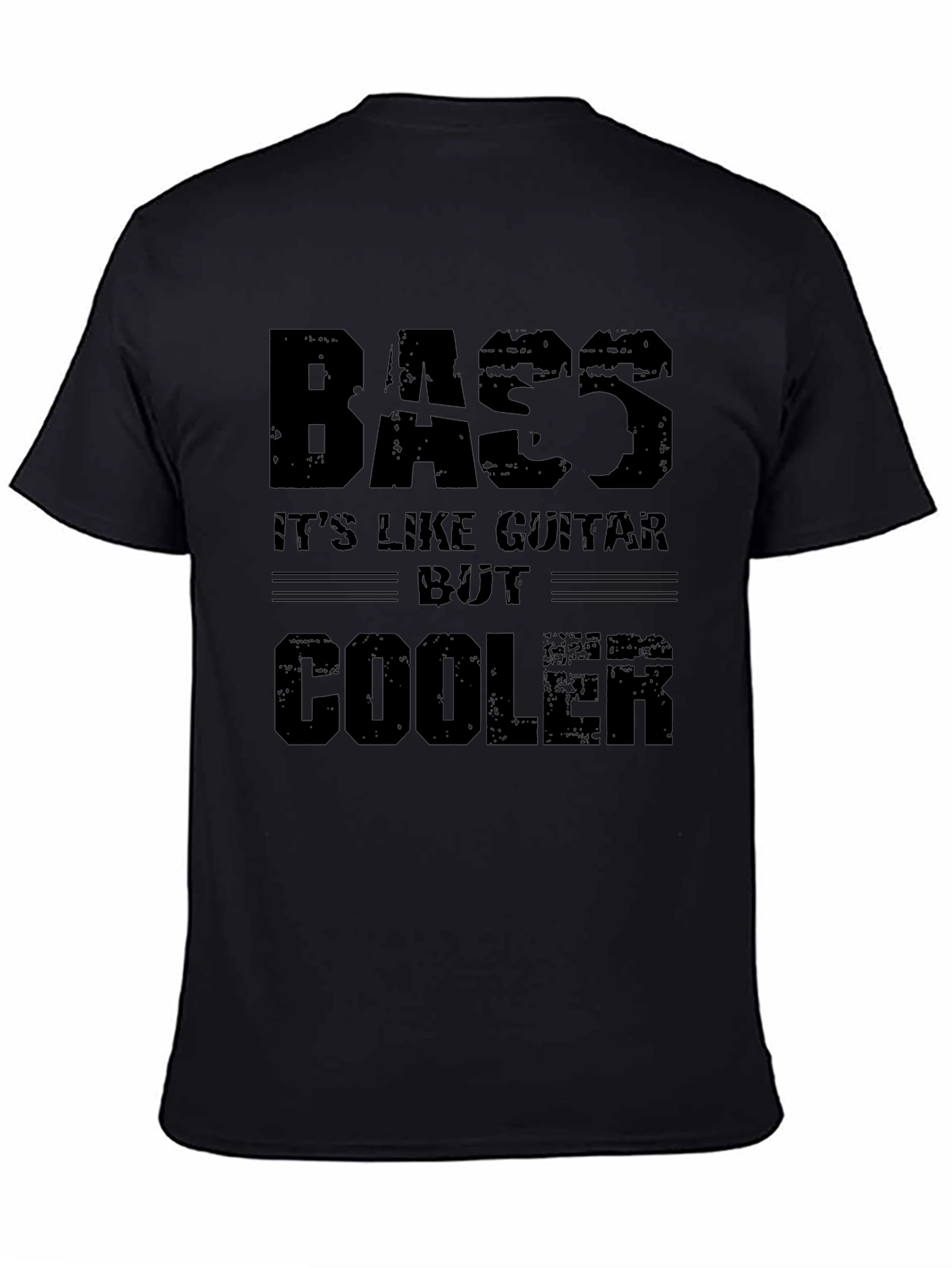Bass is Cooler T-Shirt - Musicians Statement Tee