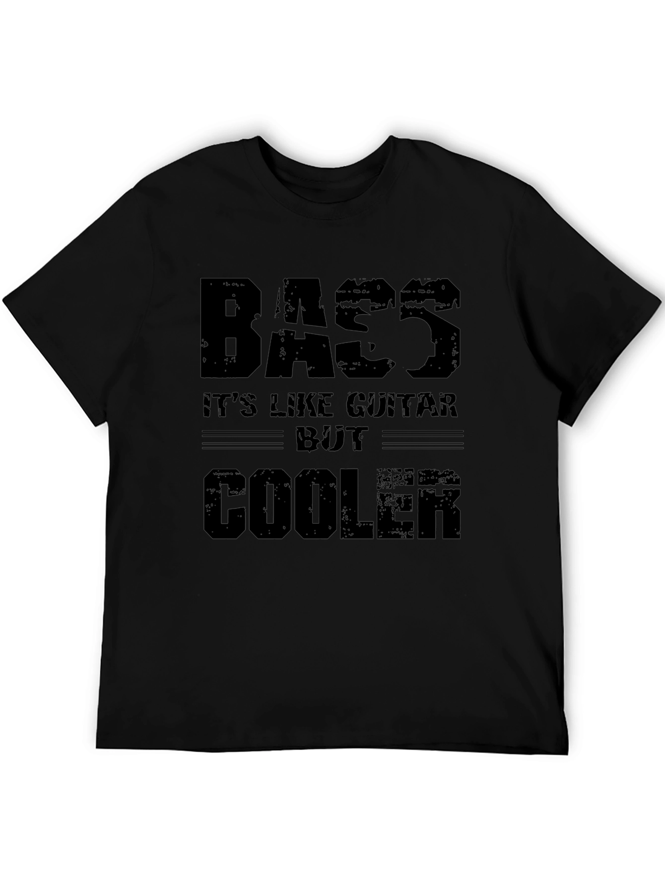 Bass is Cooler T-Shirt - Musicians Statement Tee