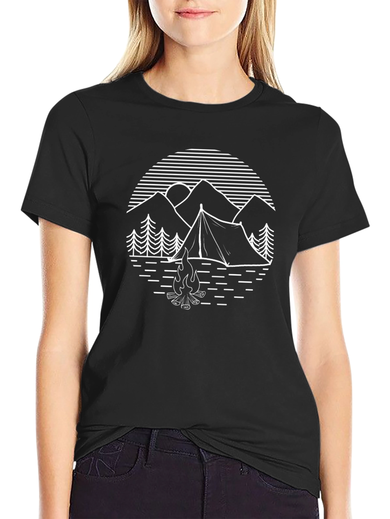 Camping Graphic Tee - Adventure Awaits!