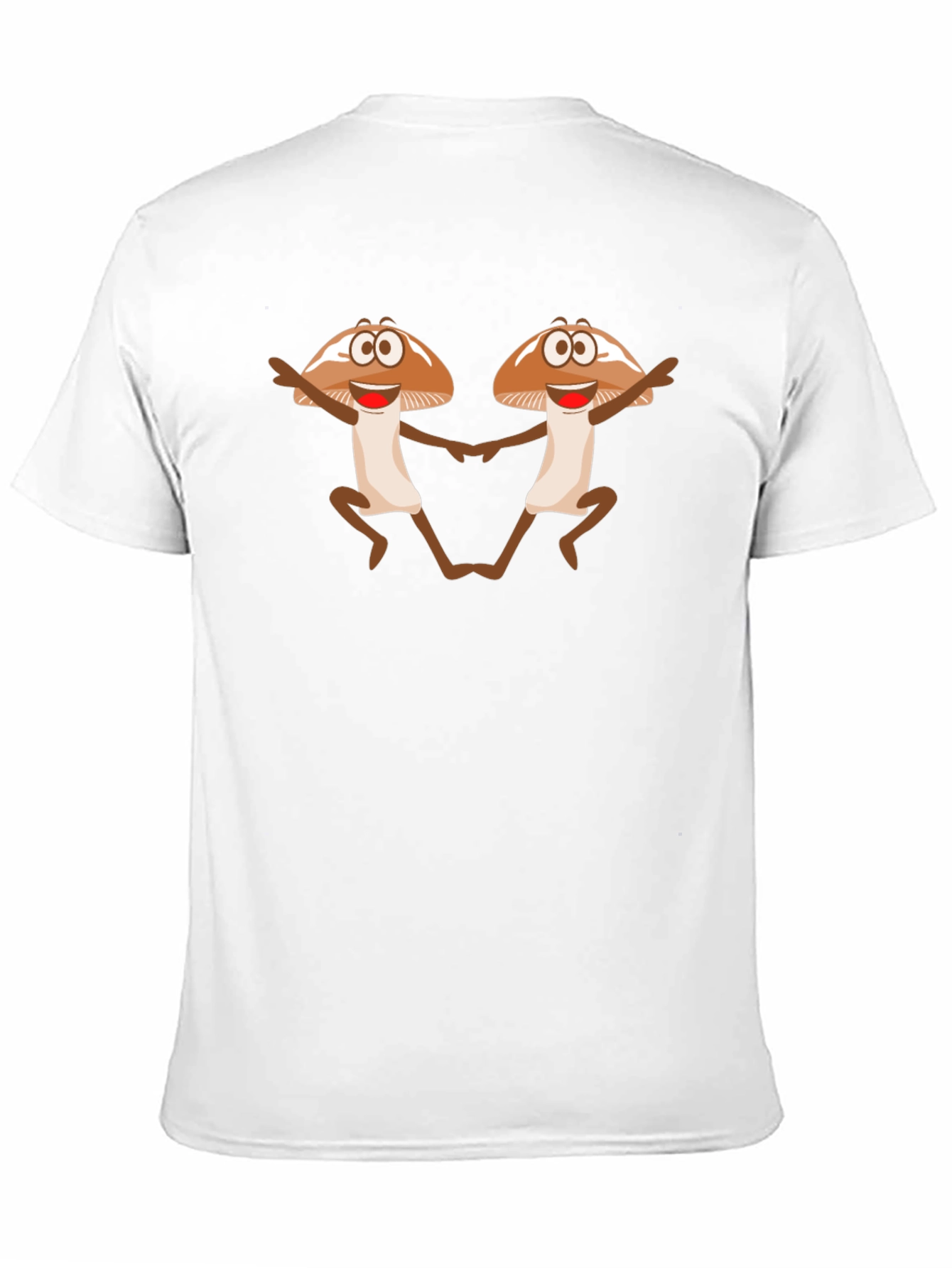 Funky Mushroom Dance Black T-Shirt