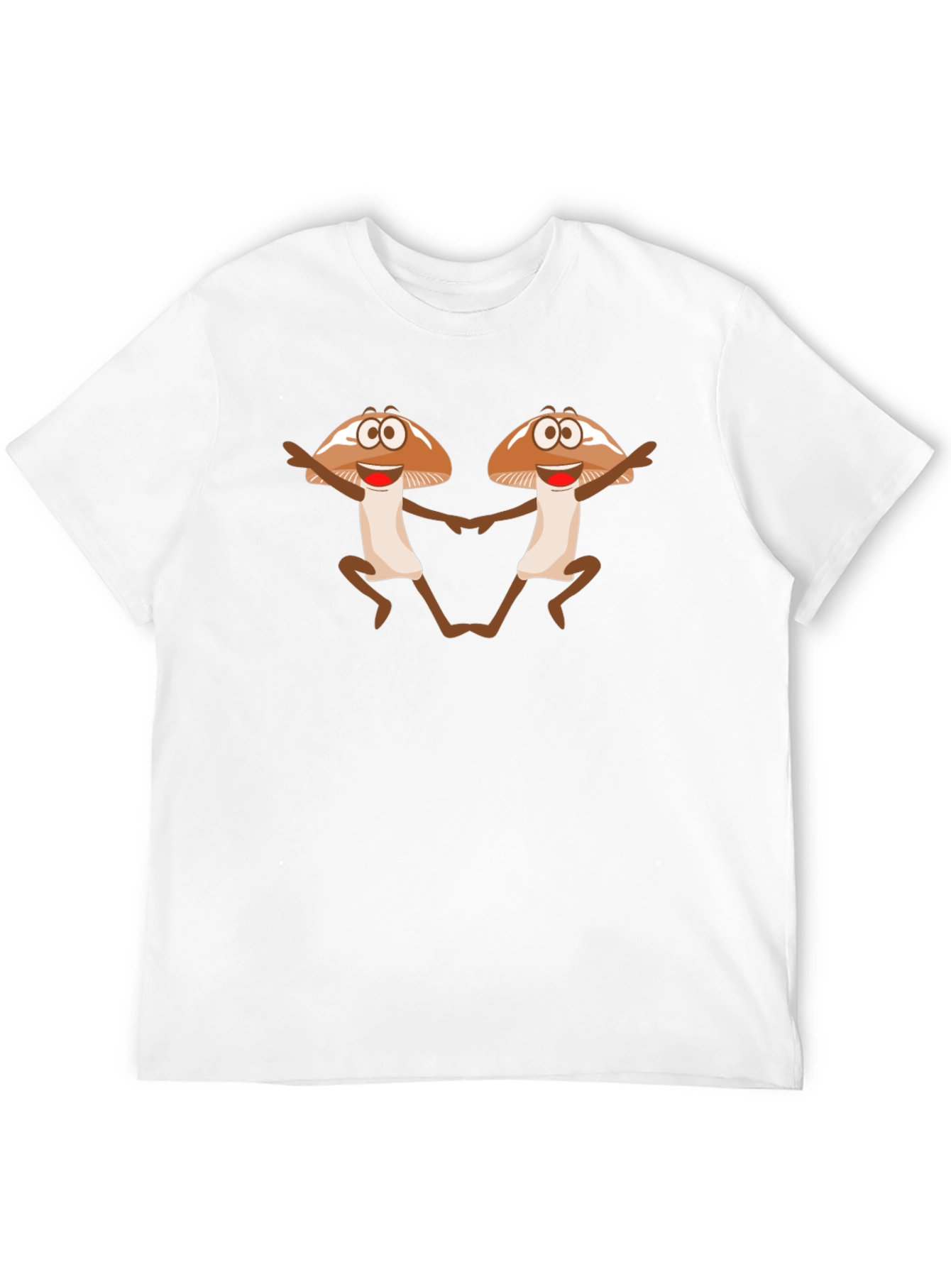Funky Mushroom Dance Black T-Shirt