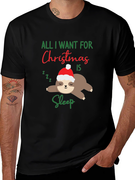 Funny Sloth Christmas T-Shirt