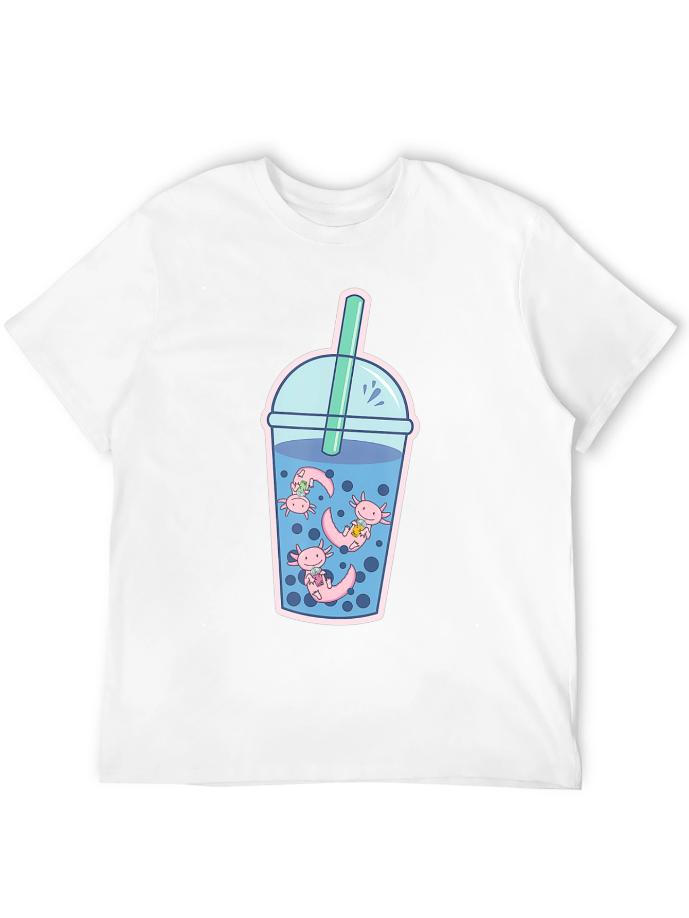 Axolotl Bubble Tea Graphic Tee