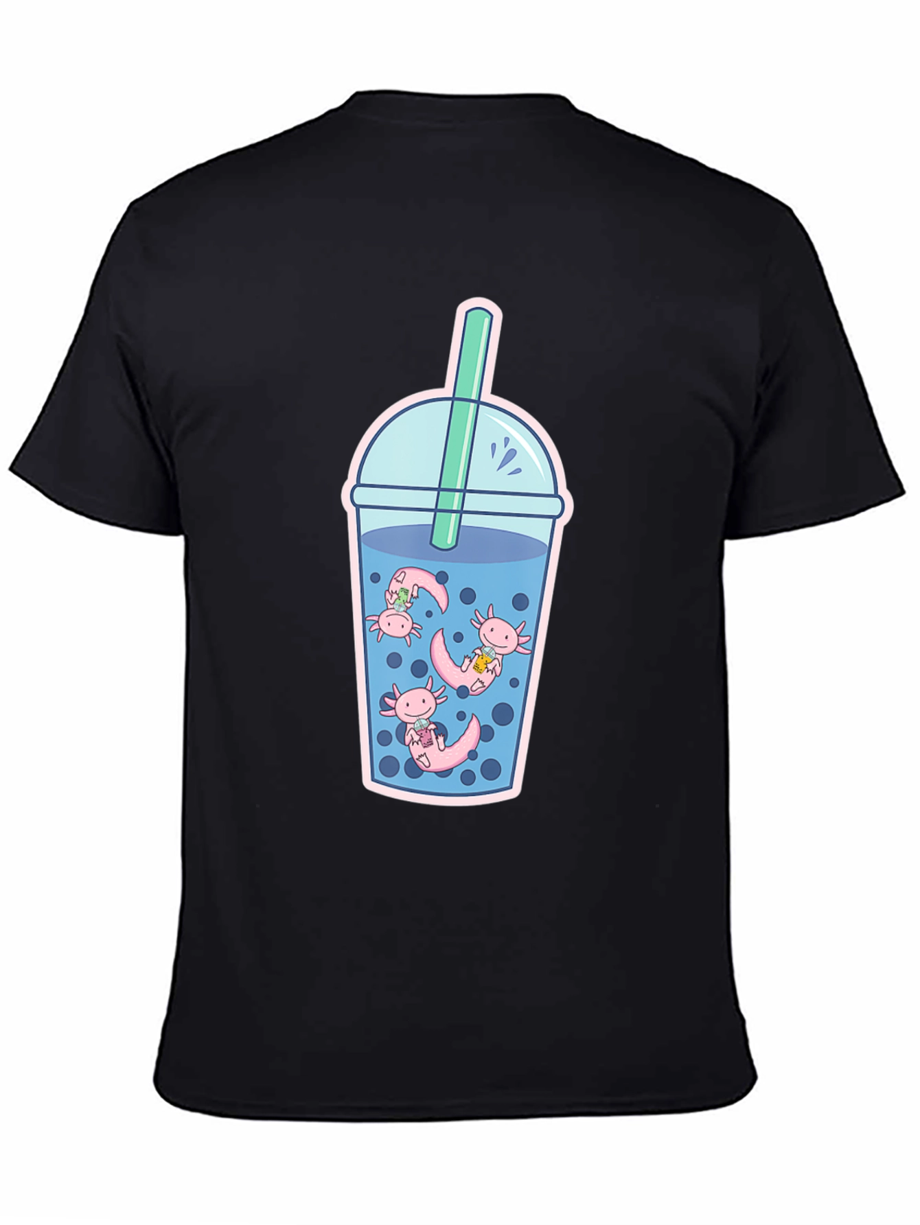 Axolotl Bubble Tea Graphic Tee
